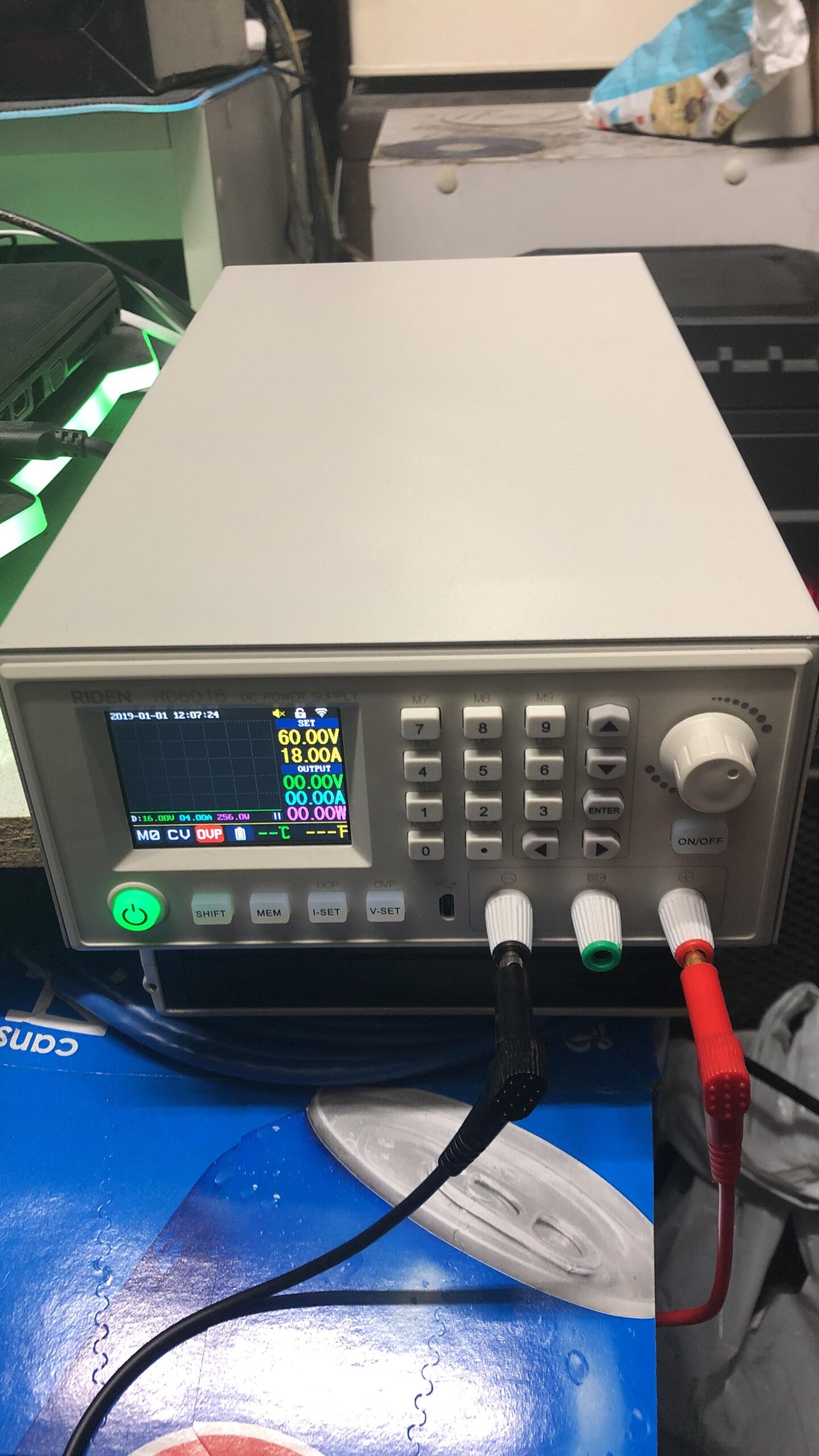 RD RD6018 DC Power Supply Variable Adjustable Lab Bench Power Supply Buck Converter Step Down Switching Regulated 4-Digital LCD Display 60V 18A 1080W customer photo 2