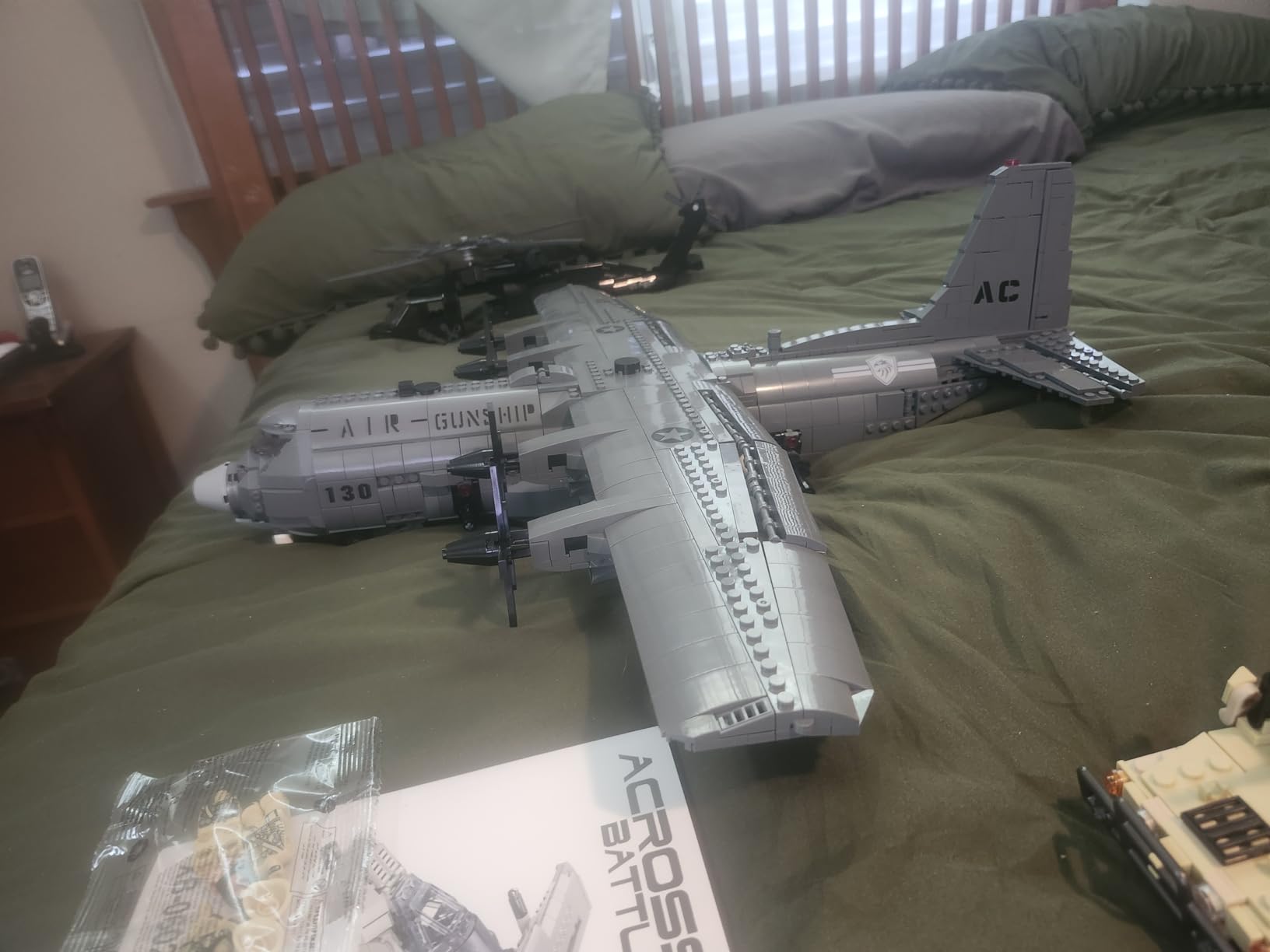 General Jim's AC-130 Hercules Gunship Building Block Set - 1,713 Pieces - Detailed Ground-Attack Aircraft Model Bricks Set customer photo 1