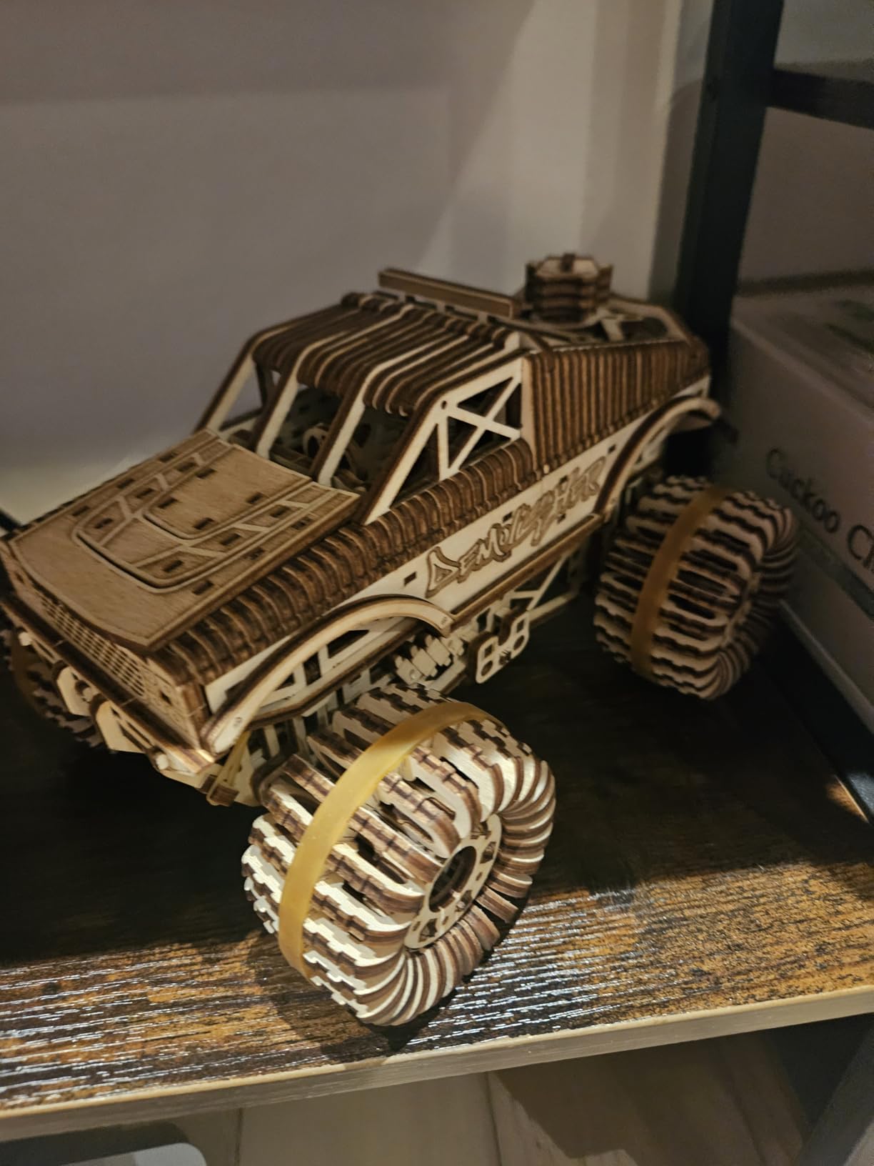 Wood Trick Monster Pickup Truck 3D Wooden Puzzles for Adults - Model Truck Kit to Build customer photo 1