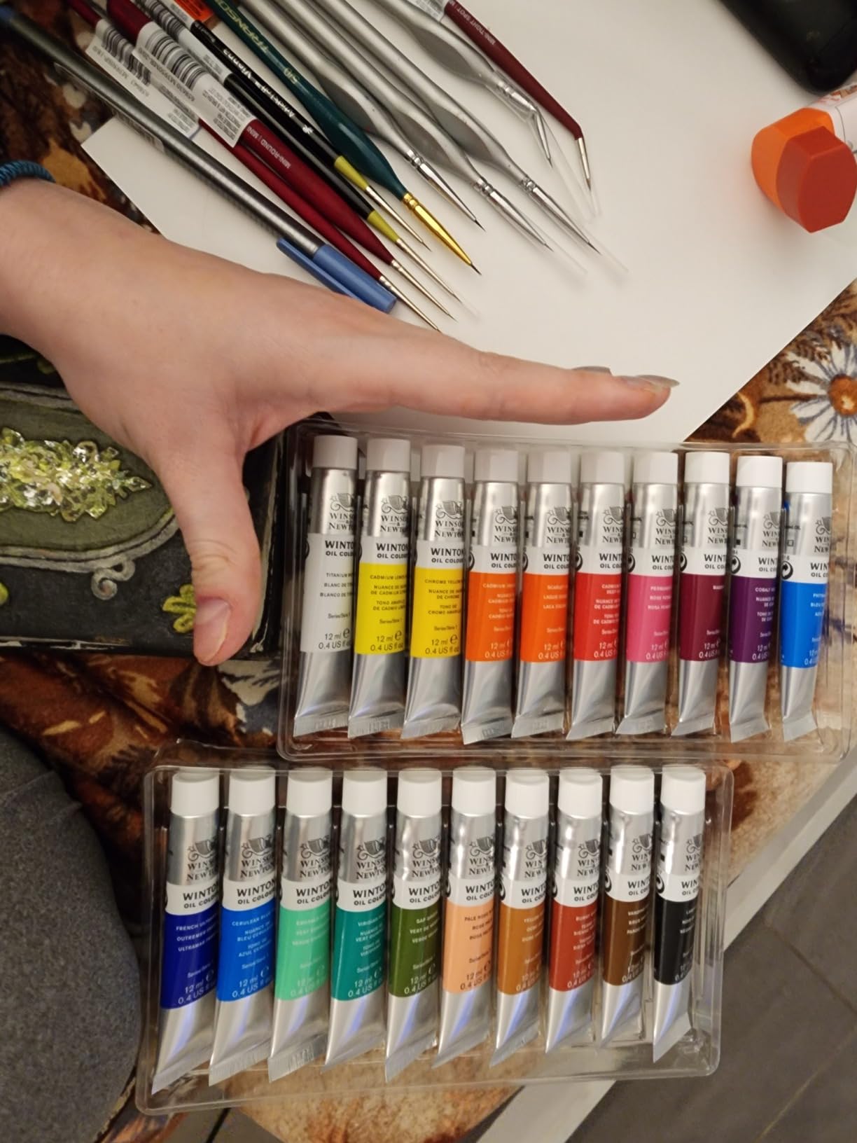 Winsor & Newton Winton Oil Color Paint Set, 20 x 12ml Tubes customer photo 2