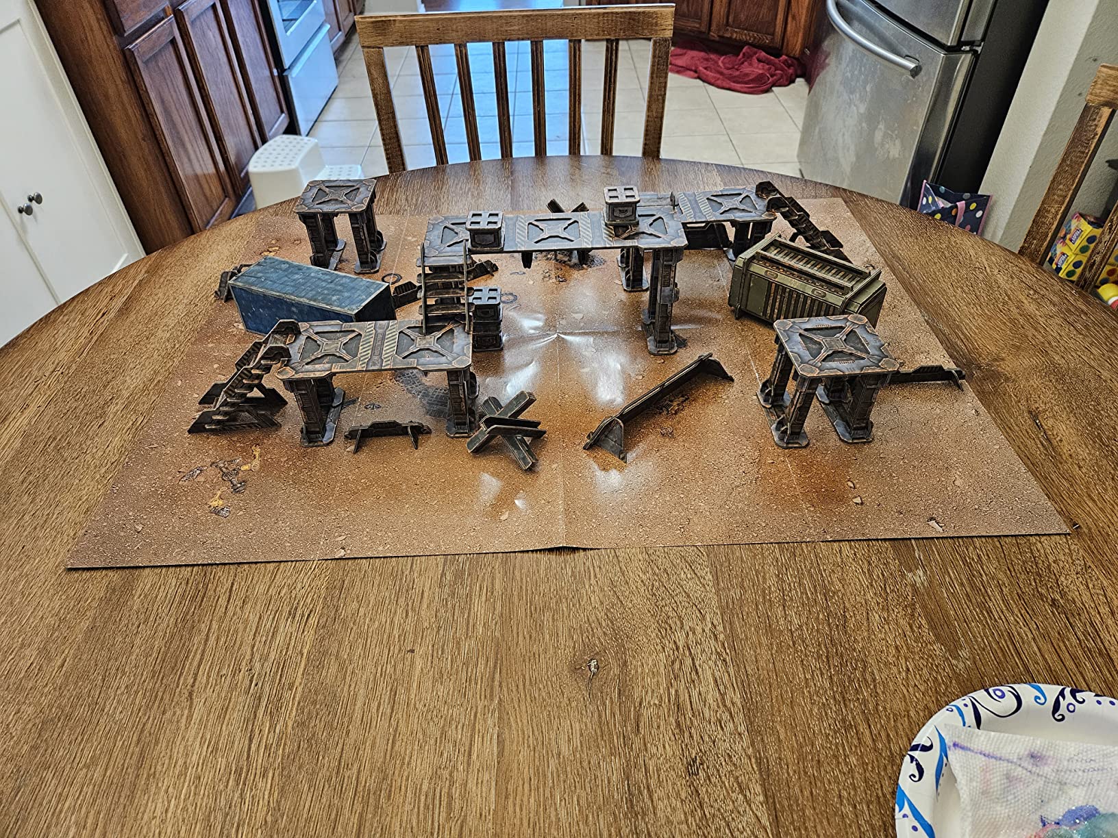TinkerTurf Sci-Fi Terrain: Industrial Starter Set, Neutral Theme, Sturdy, Affordable, Great-Looking Full-Color Terrain, Quick and Easy to Assemble, Virtually Limitless Setups customer photo 1