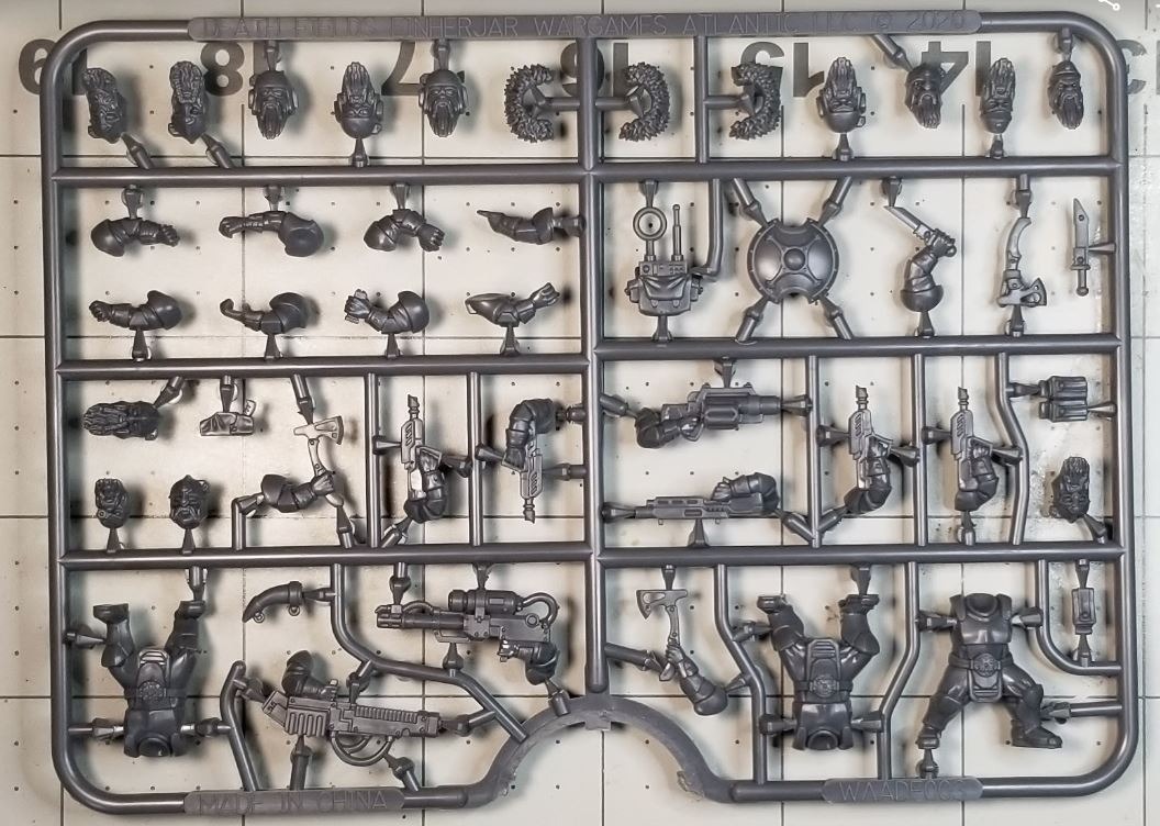 Death Fields - Einherjar Infantry (24 Figures) Multi-Part Hard Plastic 28MM Figures - Sci-Fi Viking-Themed Wargaming Miniatures customer photo 1