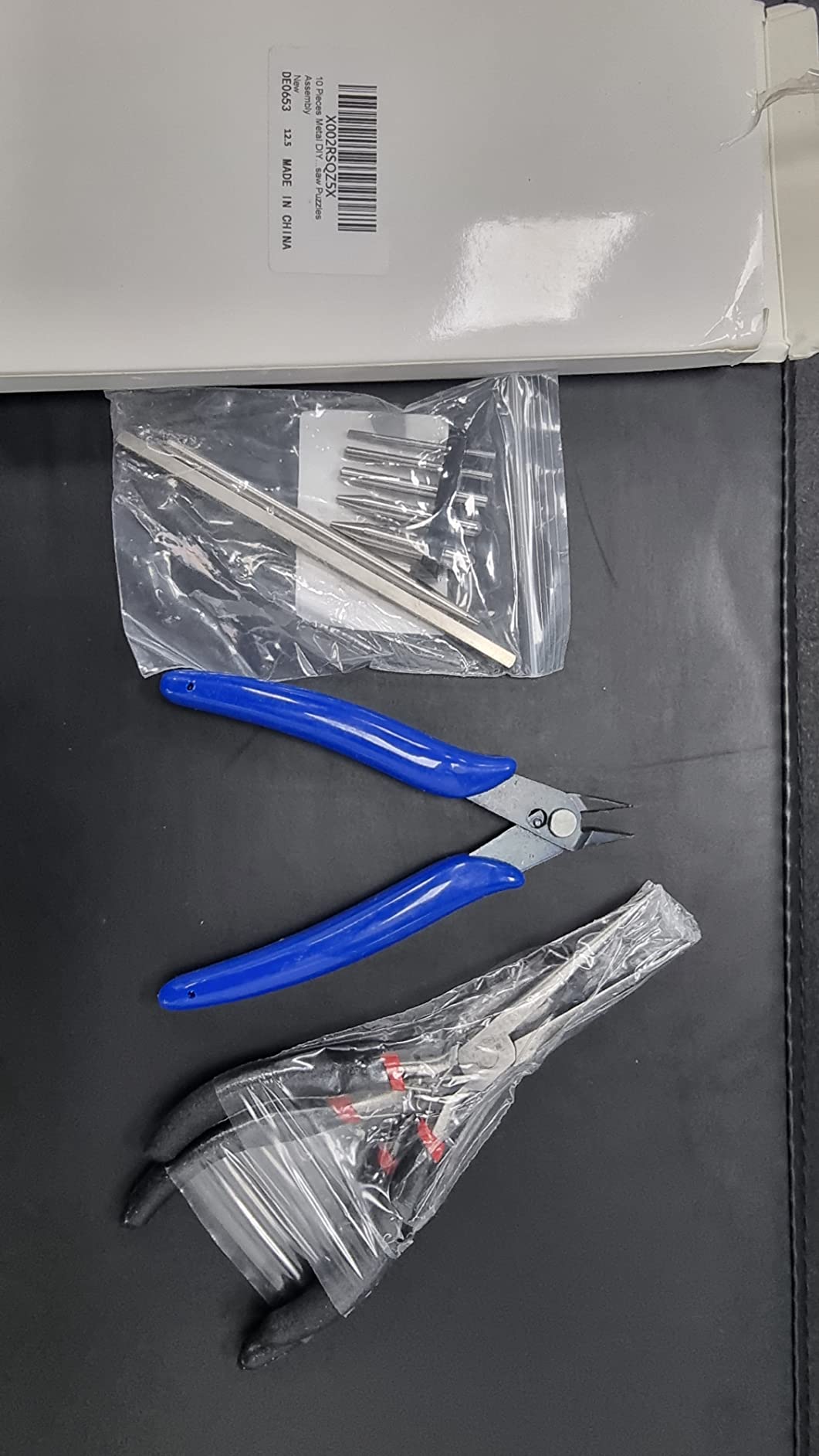 10 Pieces Metal DIY Model Tool Sets Tab Edge Cylinder Cone Shape Bending Assist Tools and Nozzle Pliers Flat Nose Pliers Needle Nose for 3D Metal Jigsaw Puzzles Assembly customer photo 2