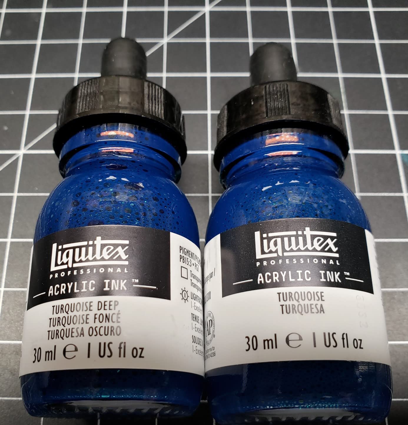 Liquitex Professional Acrylic Ink, 1-oz (30ml), Aqua Color Set, Set of 6 customer photo 2