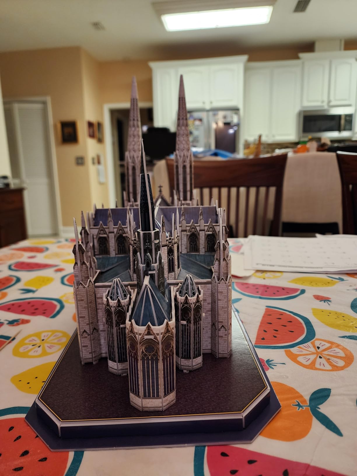 CubicFun 3D Puzzles for Adults St. Patrick's Cathedral Model Kits, New York Architecture Puzzles for Adults Building Toys for Kids Ages 10+, 117 Pieces with Booklet for Grandkids customer photo 1