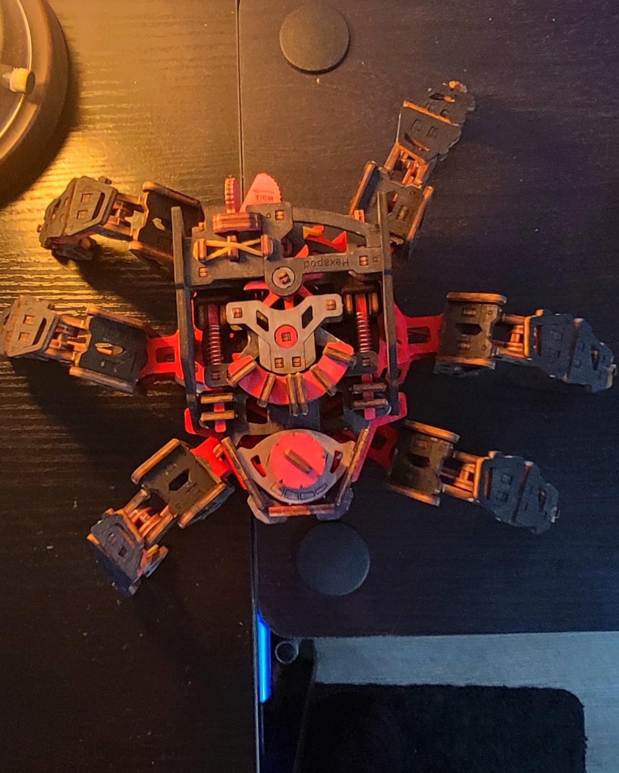 UGEARS Hexapod Explorer 3D Puzzle - Walking Robot Wooden Model Kits for Adults to Build - Self-Propelled 6-Legged Mechanical Crawler Craft Kit - 3D Wooden Puzzles for Adults customer photo 1