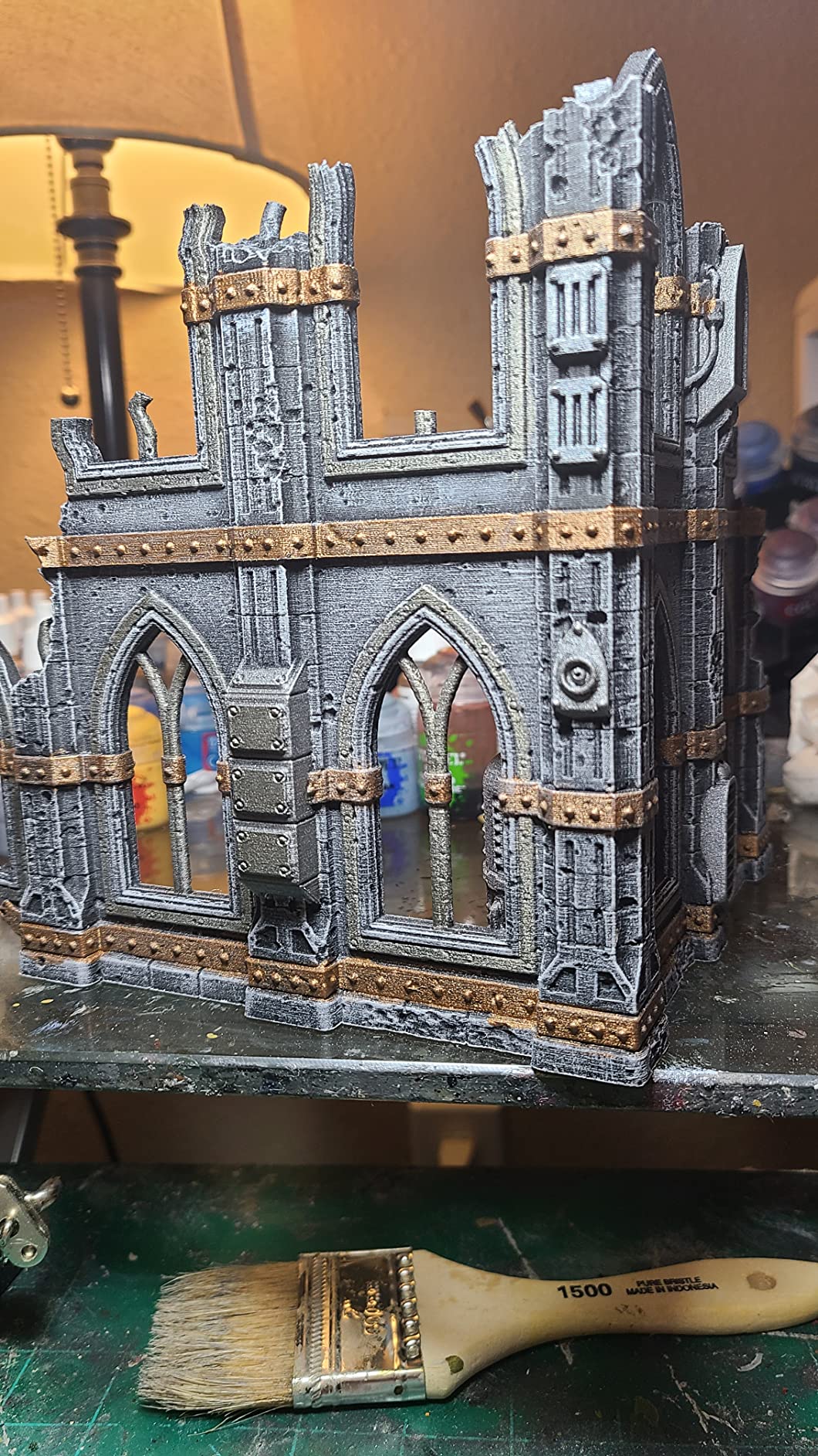 Gothic Sci-Fi Ruins by Terrain4Print (Set C), 3D Printed Tabletop RPG Scenery and Wargame Terrain for 28mm Miniatures customer photo 1