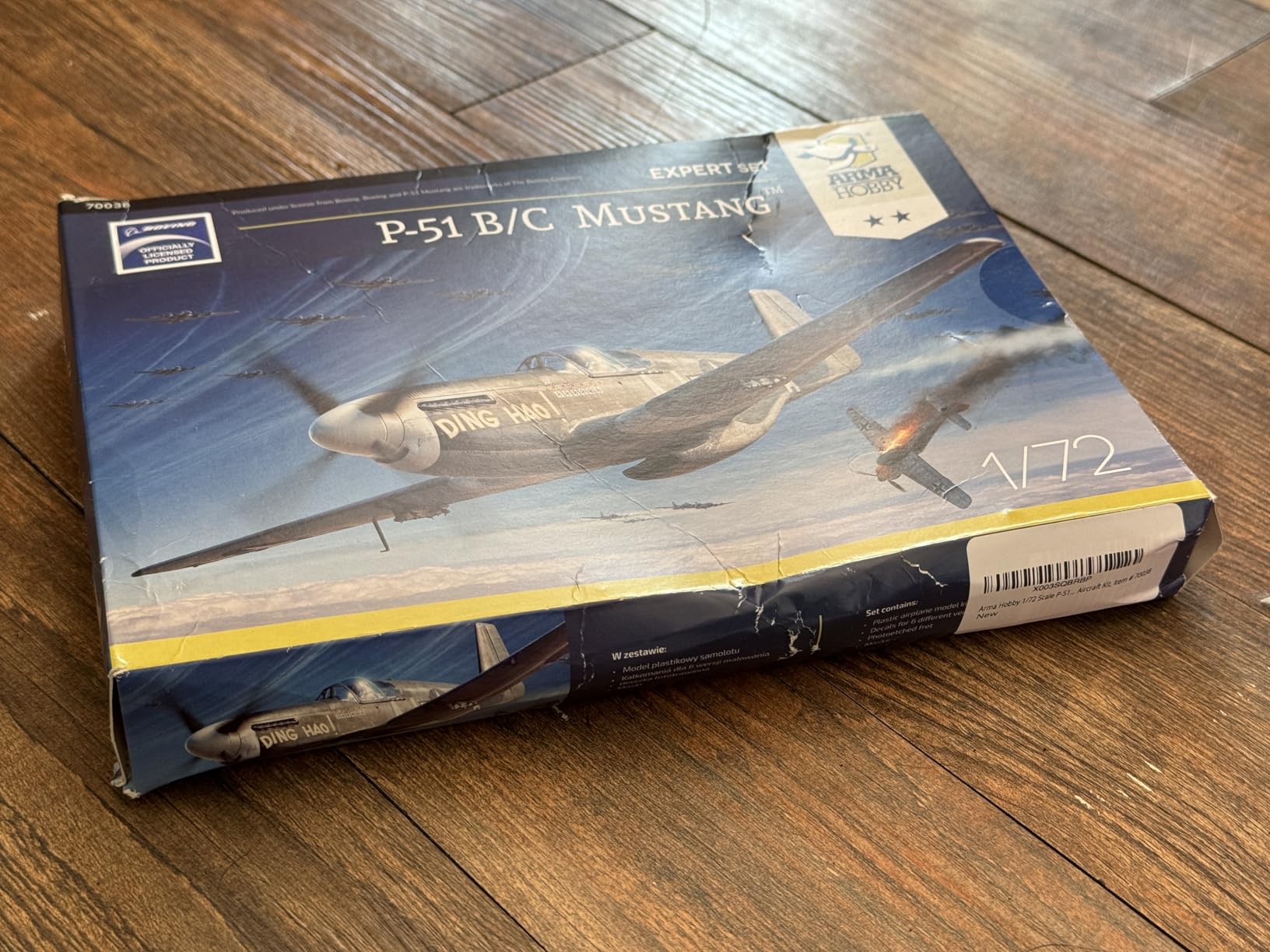 Arma Hobby 1/72 Scale P-51 B/C Mustang (Expert Set) - Plastic Model Building Aircraft Kit customer photo 1