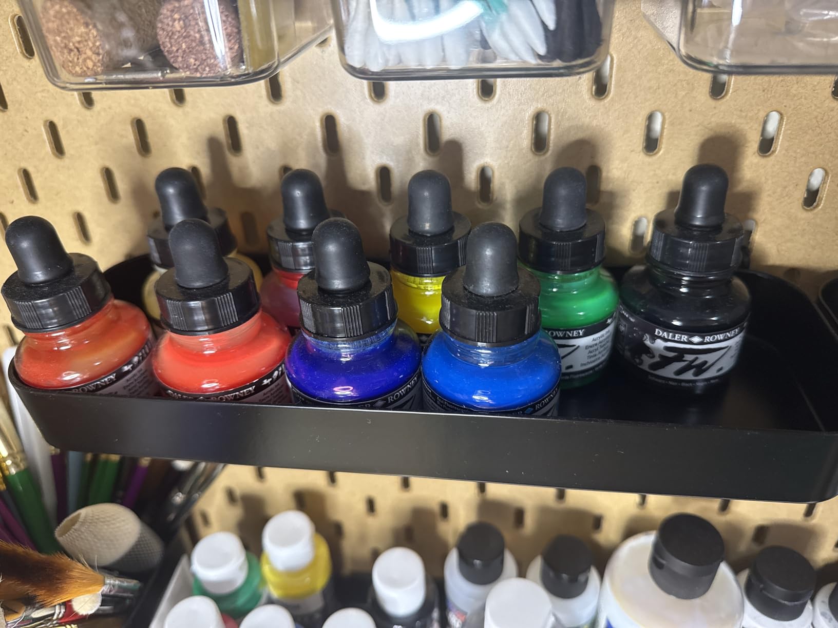 Daler-Rowney FW Acrylic Ink Bottle 6-Color Primary Set with Empty Marker - Acrylic Set of Drawing Inks for Artists and Students - Art Ink Calligraphy Set - Permanent Calligraphy Ink customer photo 1