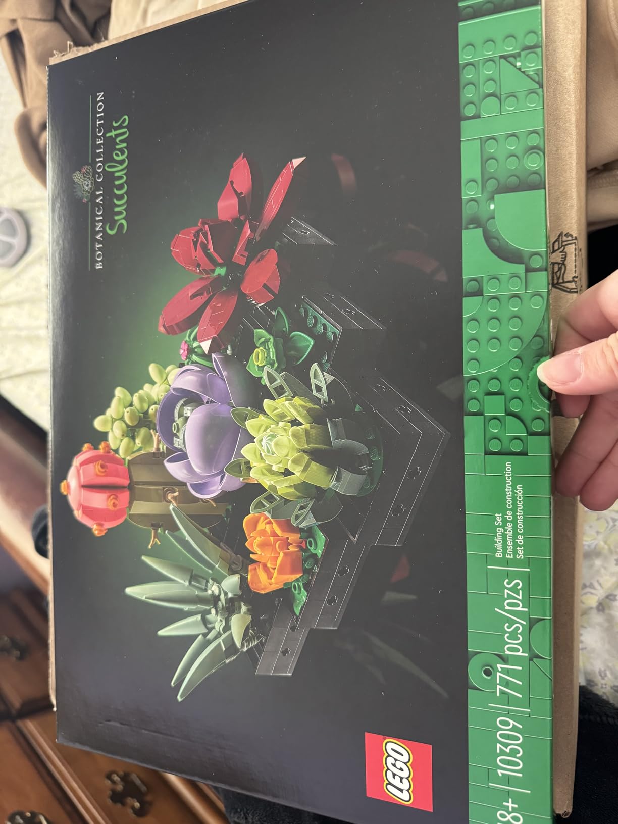 LEGO Botanicals Succulents - Artificial Indoor Plant Building Set for Home, Kitchen, Desk Decor Adults Ages 18+ - Gift for Birthdays - 10309 customer photo 2