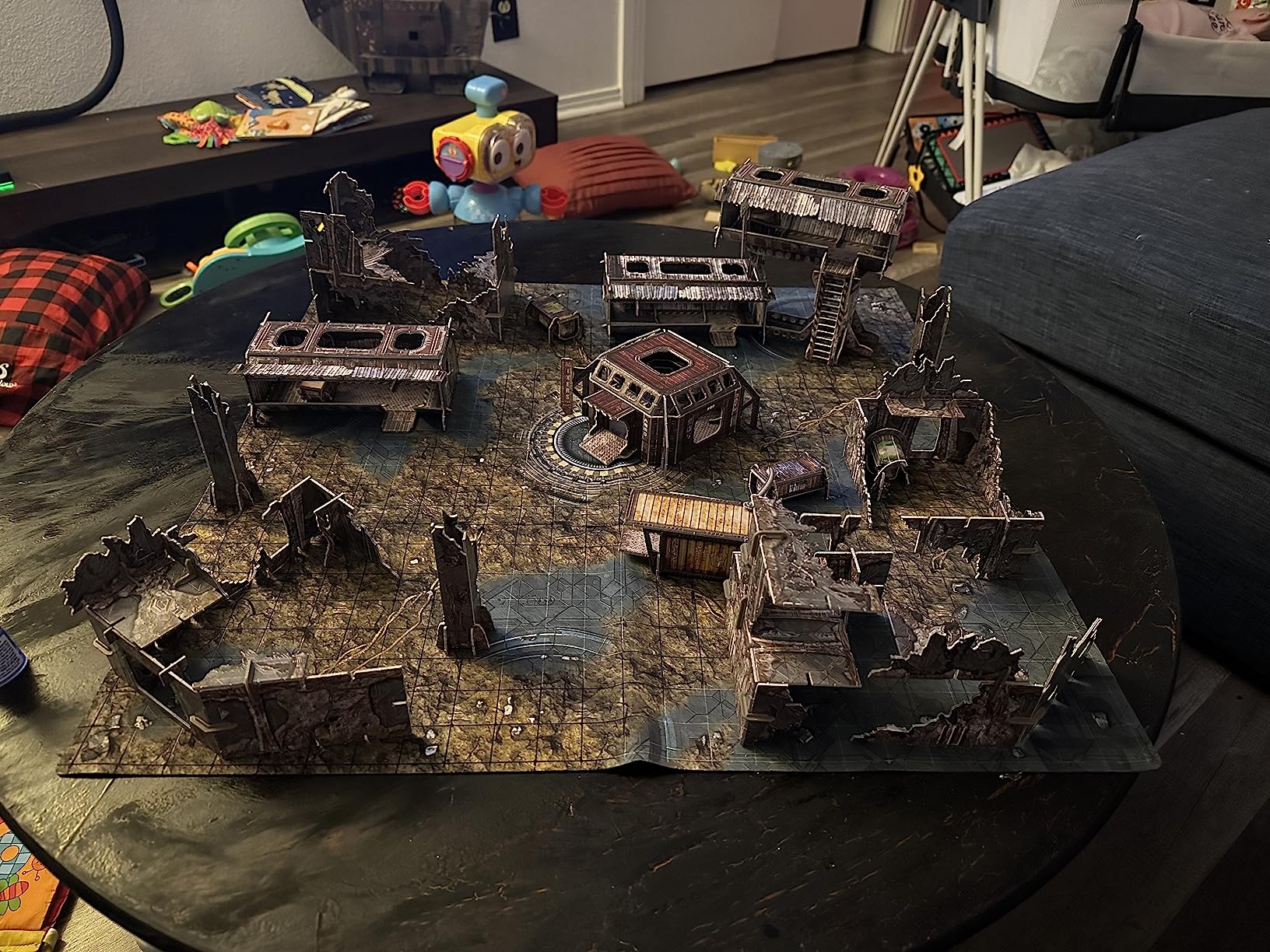 Battle Systems - Modular Tabletop 3D Gaming Sci-Fi Terrain - Perfect for 28mm-35mm Miniatures and Figures - No Painting Required - Science Fiction Aliens 40K Wargame - (Trader Encampment) customer photo 1