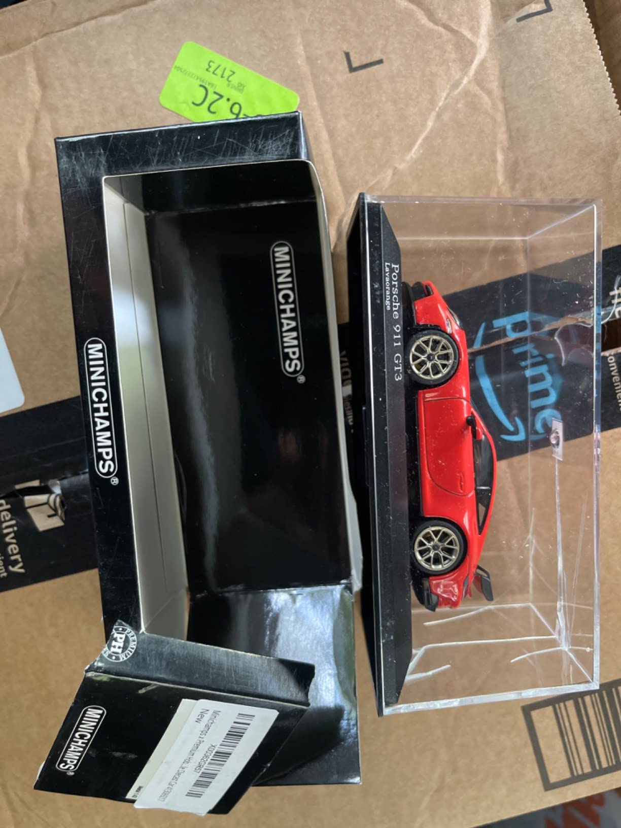 Minichamps x Premium Hobbies 2020 911 992 Lava Orange GT3 1:43 Scale Diecast Car 413069217 customer photo 1