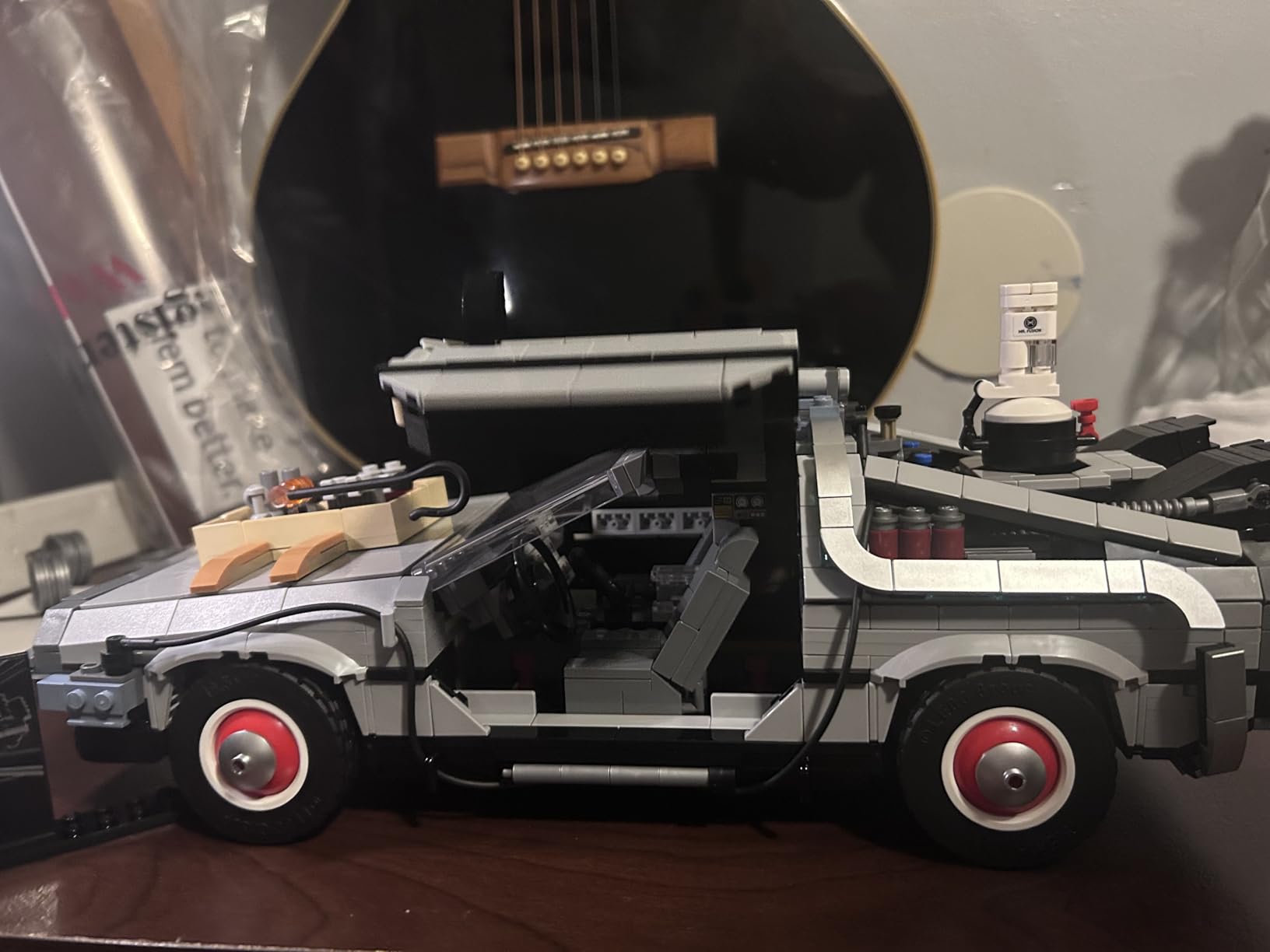 LEGO Icons Back to the Future Time Machine 10300, Model Car Building Kit Based on the Delorean customer photo 1