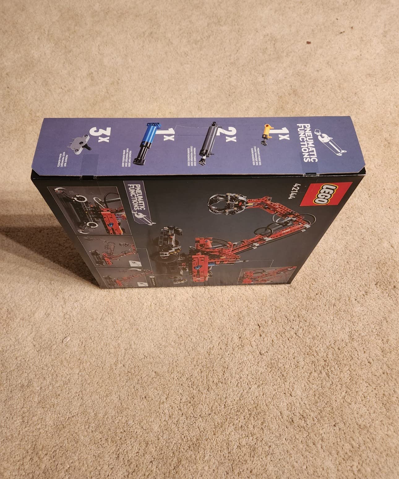 LEGO Technic Material Handler Crane 42144 Building Toy Set for Kids, Boys, and Girls Ages 10+ (835 Pieces) customer photo 1