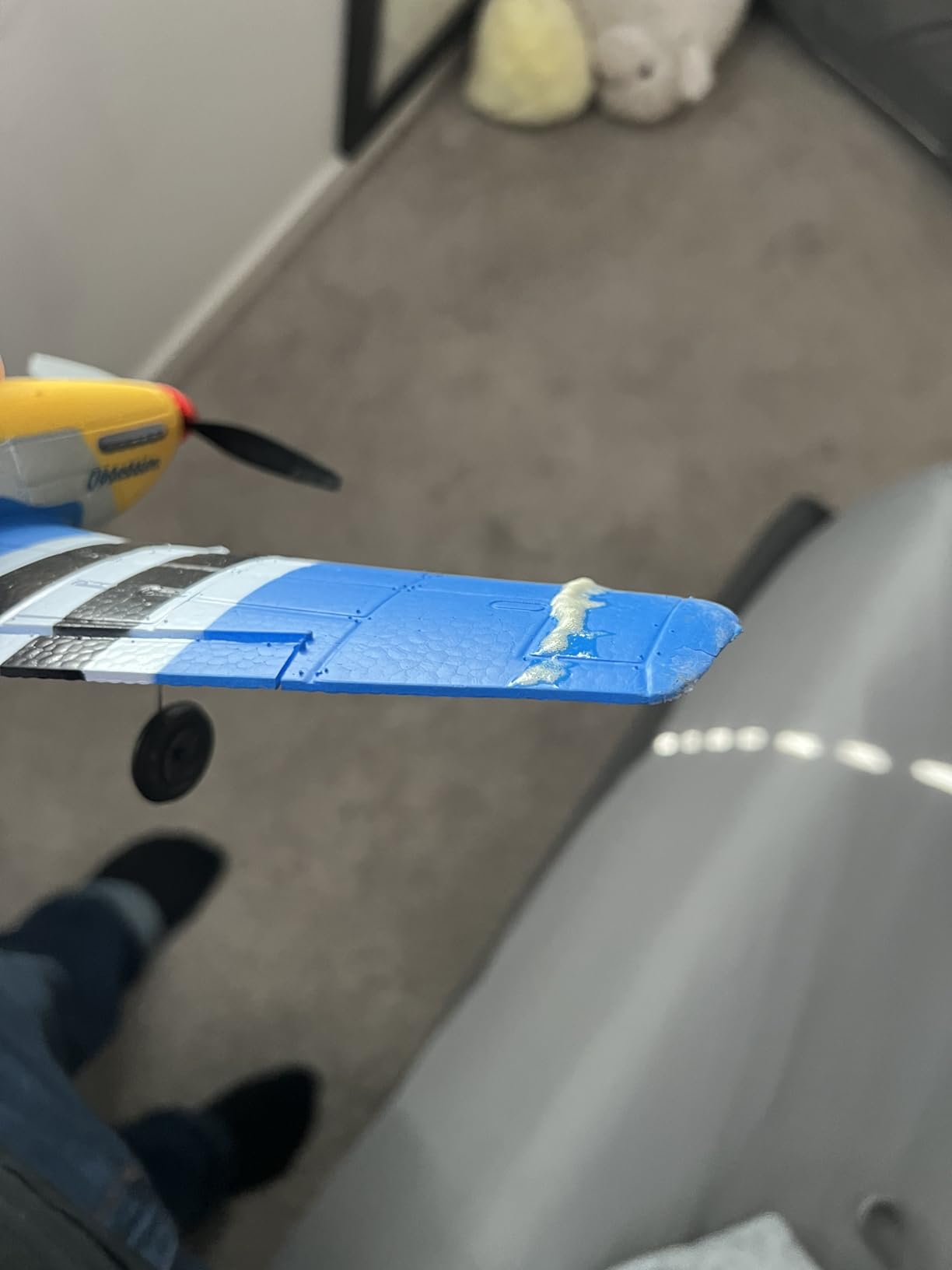 ANTSIR RC Plane Spitfire Fighter, 4 Channel Remote Control Airplane with Gyro System for Adults customer photo 2
