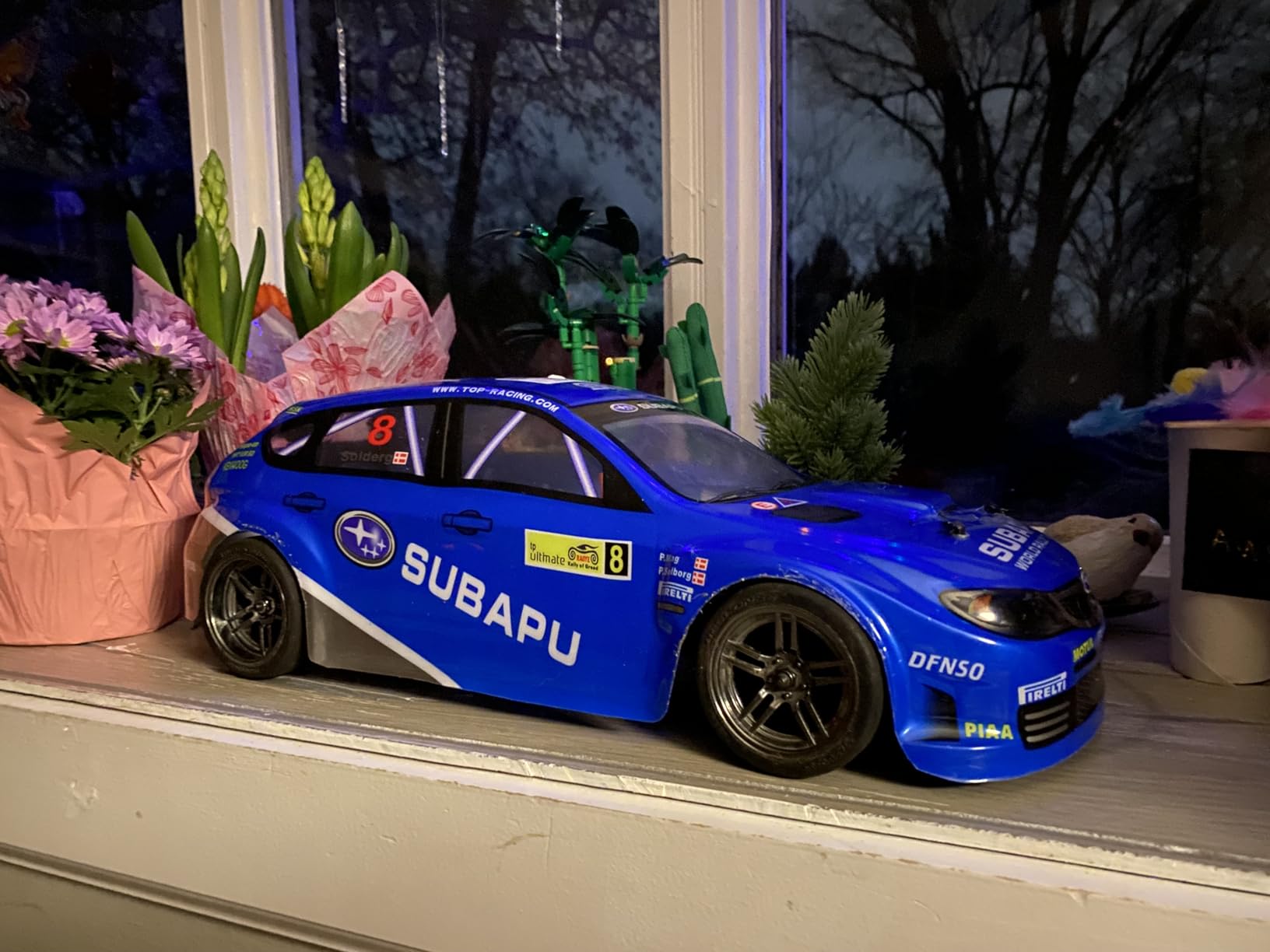 Manrock 1/10 Scale RC Painted Drift Racing Touring Onroad Car Body Shell Sti X Blue customer photo 1