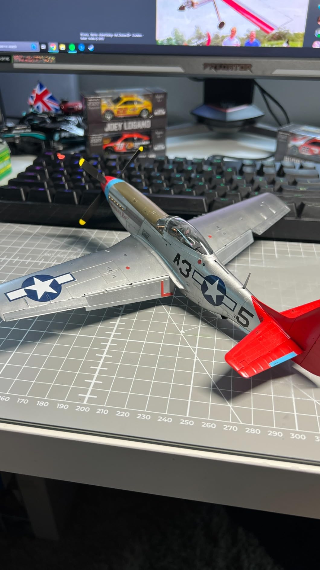 EDU11159 1/48 Dual Combo Limited Edition US Army Air Force P-51D Red Tales Plastic Model customer photo 1