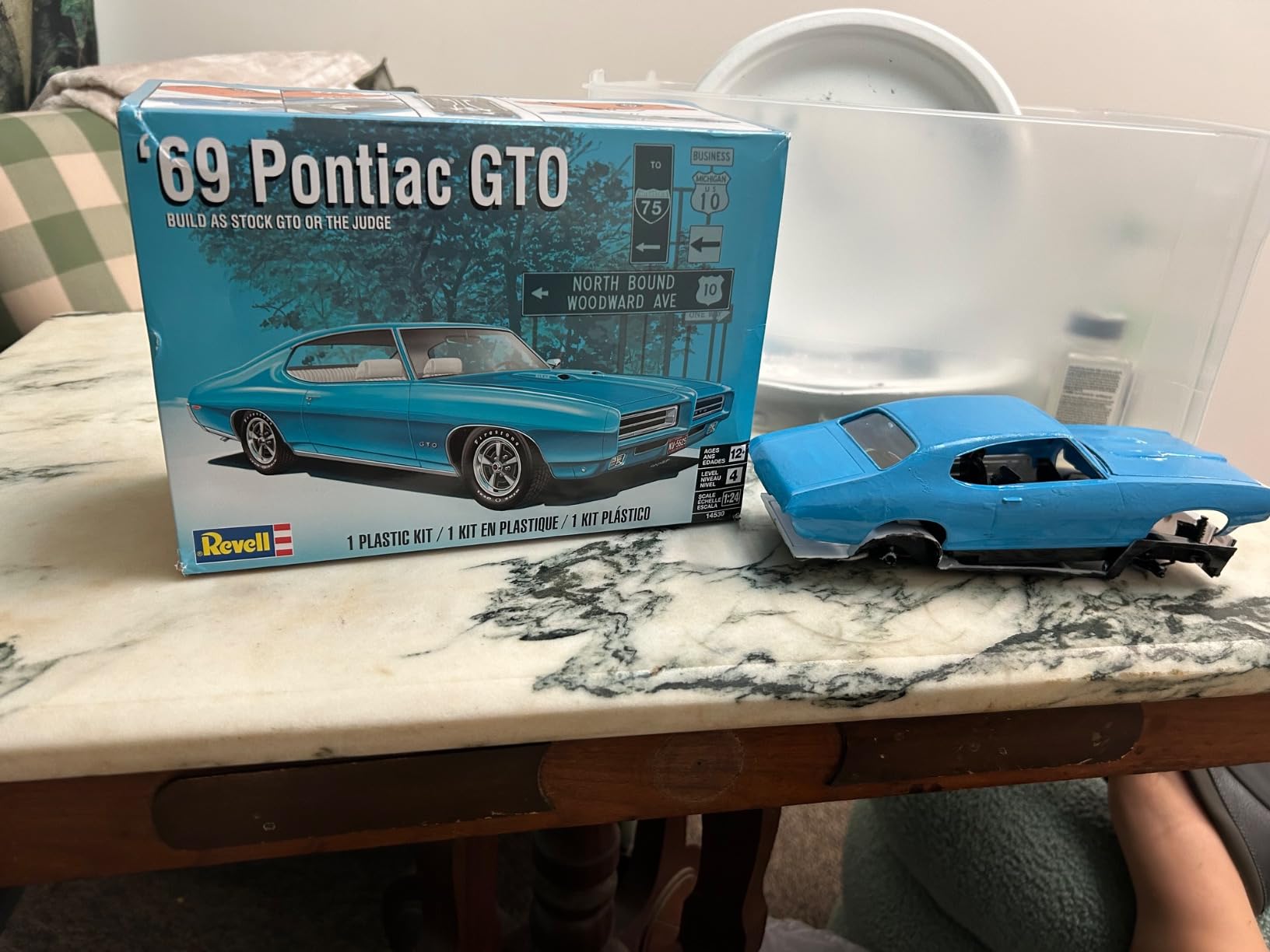 Revell 14530 1969 Pontiac GTO Judge 1:24 Scale 63-Piece Skill Level 4 Model Car Building Kit customer photo 2