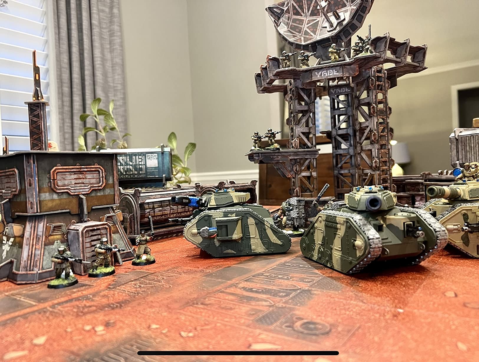 TinkerTurf Sci-Fi Terrain: SatComm Installation, Abandoned Theme, Sturdy, Affordable, Great-Looking Full-Color Terrain, Quick and Easy to Assemble, Virtually Limitless Setups customer photo 1
