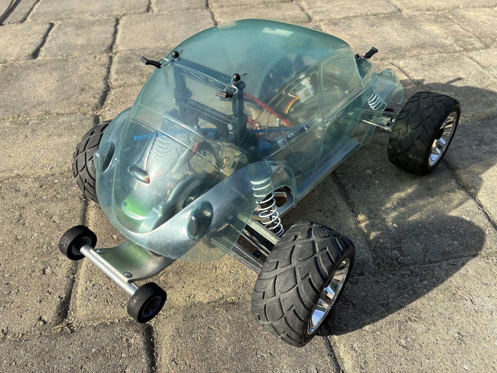 SANTAIZI 313mm Wheelbase RC Body Beetle LEXAN PC Shell Width 200mm for MT and Crawler Car (Clear Body) customer photo 2