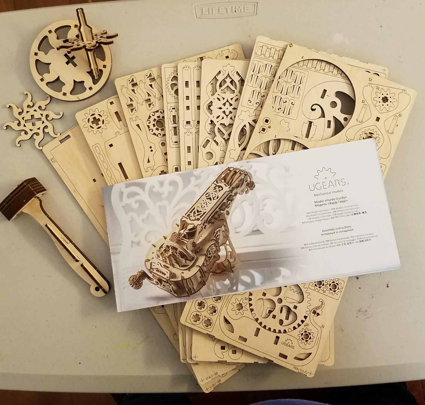 UGEARS Celesta 3D Mechanical Puzzle 3D Wooden Puzzles for Adults - Wooden Model Kits for Adults Kids Musical Instruments for Adult Piano, Music Box and Xylophon Brain Teaser, Hobby Set customer photo 1