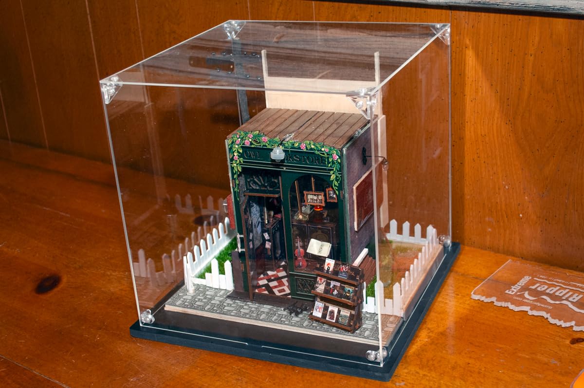 Acrylic Display Case for Collectibles Assemble Clear Acrylic Display Box for Lego Alternative Glass Case for Showcasing Figures Doll Toys customer photo 2