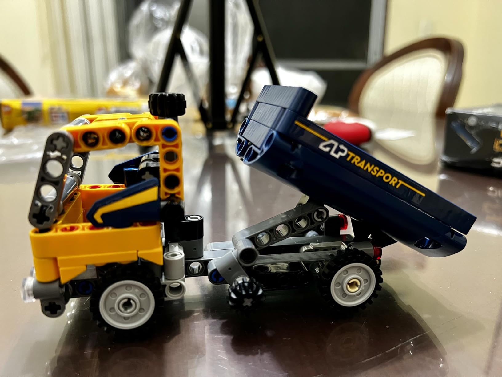 Technic Dump Truck 42147, 2in1 Toy Set, Construction Vehicle Model to Excavator Digger, Engineering Toys, Gift for Kids, Boys, Girls Ages 7 Plus customer photo 2