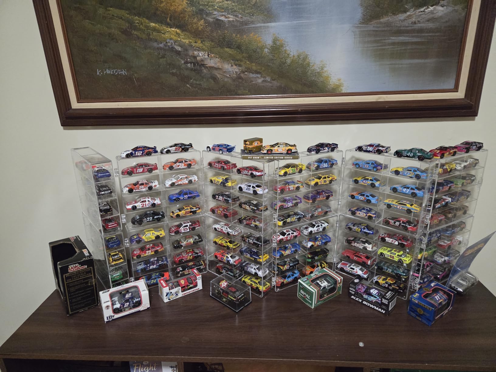 Hot 1/64 Scale Matchbox Wheels Toy Car Display Case Holds 32 Toy Cars Storage Organizer, Dustproof, Clear Matchbox Toy Car Display Box 6.5 X 7.5 X 1.6 inches 4pcs customer photo 1