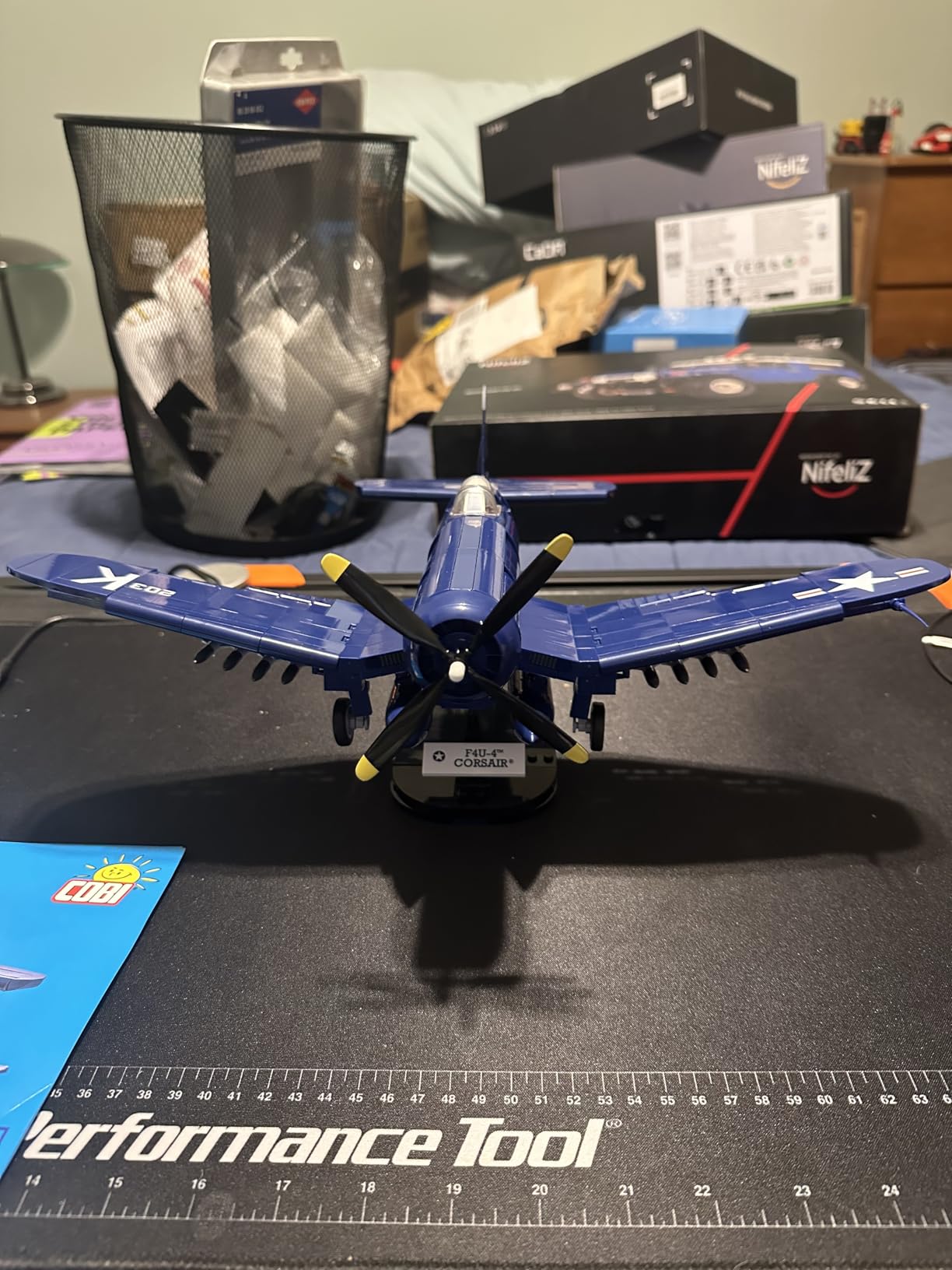 COBI Historical Collection Korean War F4U-4 Corsair Aircraft Building Set, 520 Pieces customer photo 2