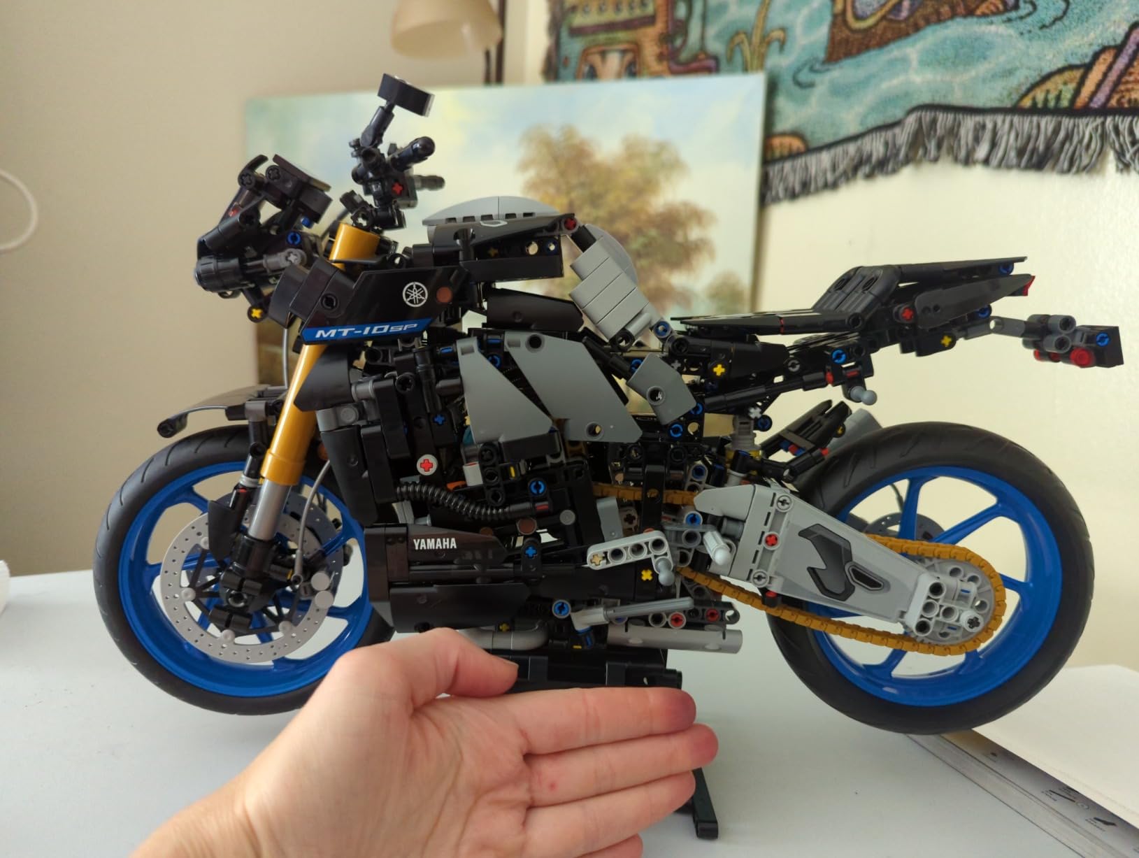 LEGO Technic Yamaha MT-10 SP 42159 Advanced Building Set for Adults, This Iconic Motorcycle Model for Build and Display Makes a Great Gift for Fans of Yamaha Vehicles or Motorcycle Collectibles customer photo 2