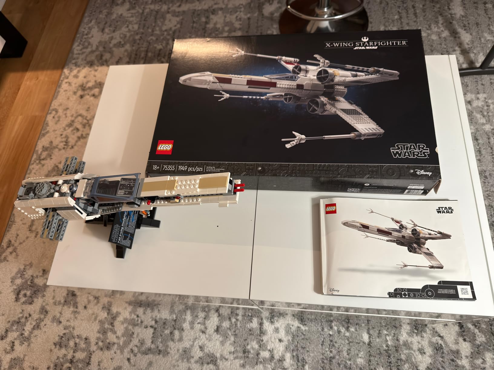 Star Wars Ultimate Collector Series X-Wing Starfighter Building Set for Adults, Star Wars Collectible for Build and Display with Luke Skywalker Minifigure, Fun Gift Idea for Fans, 75355 customer photo 2
