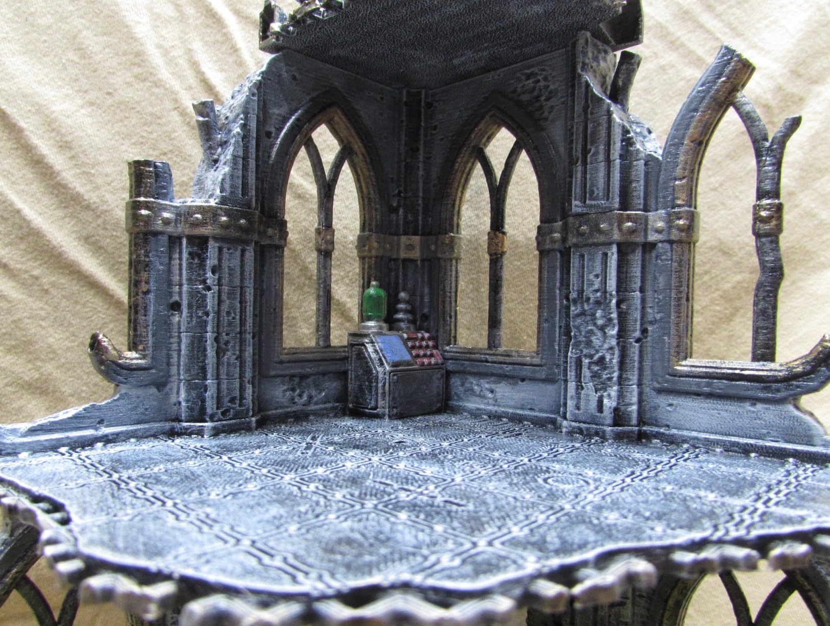 Tabletop Terrain Sci-Fi Ruin Set 3 - Modular Sci-Fi Terrain for Tabletop Wargaming Competitive Ruins 28mm 32mm customer photo 2