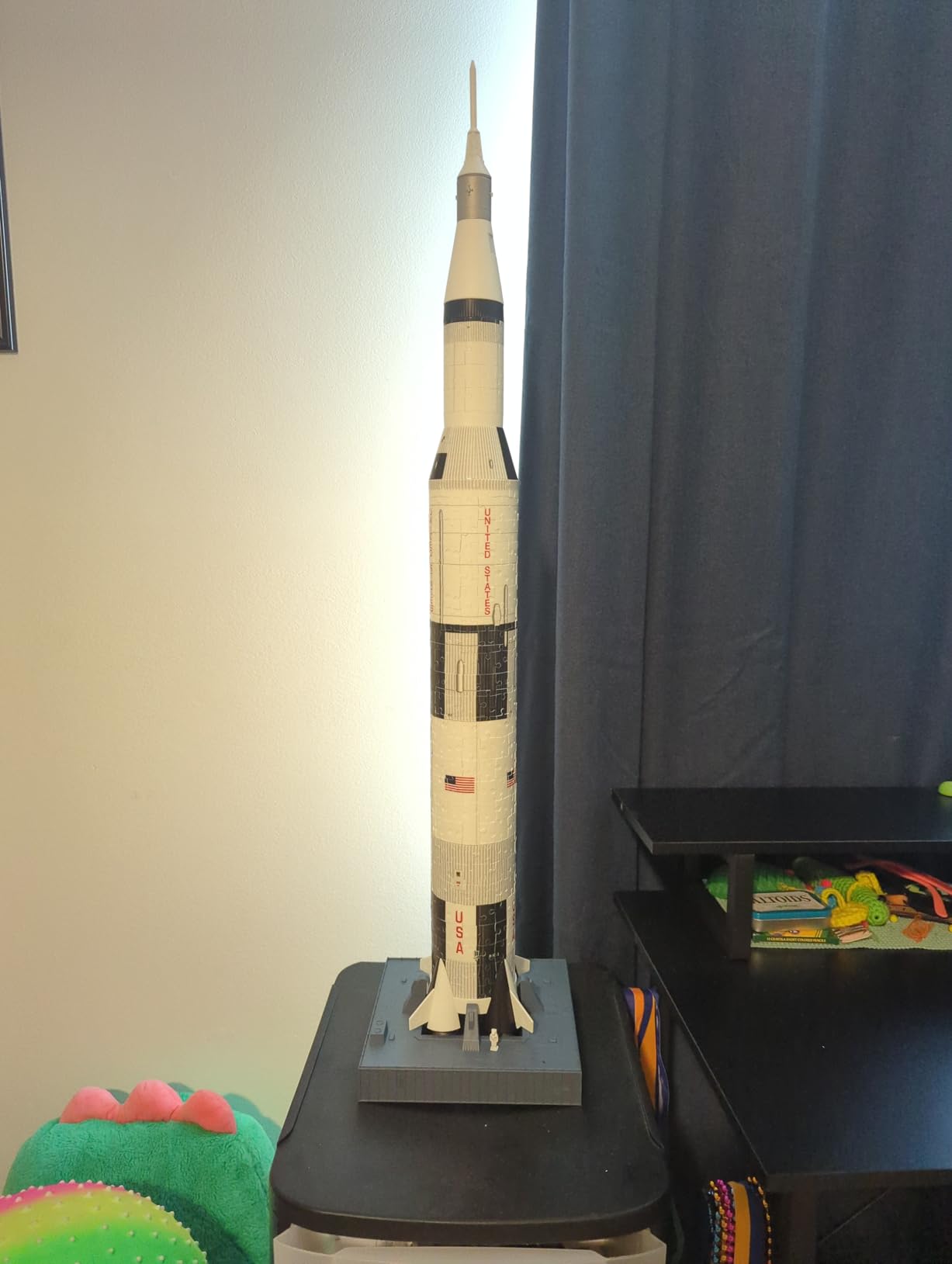 Ravensburger Apollo Saturn V Rocket 3D Jigsaw Puzzle customer photo 1