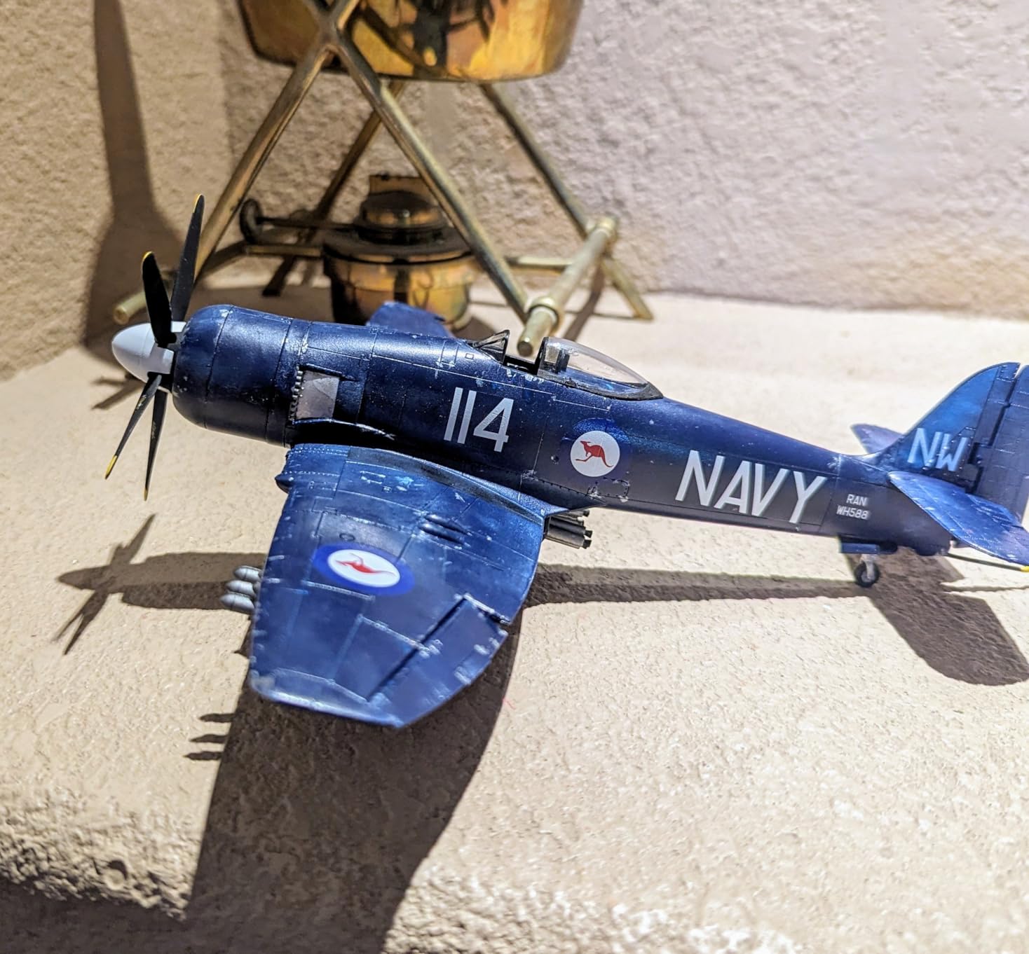 Airfix Model Airplane Kit Gift Set - A06105A Hawker Sea Fury FB.11, Plastic Plane Model Kits for Adults & Kids 14+, Skill Level 2, 1:48 Scale WW2 Military Aircraft Models for Beginners customer photo 1