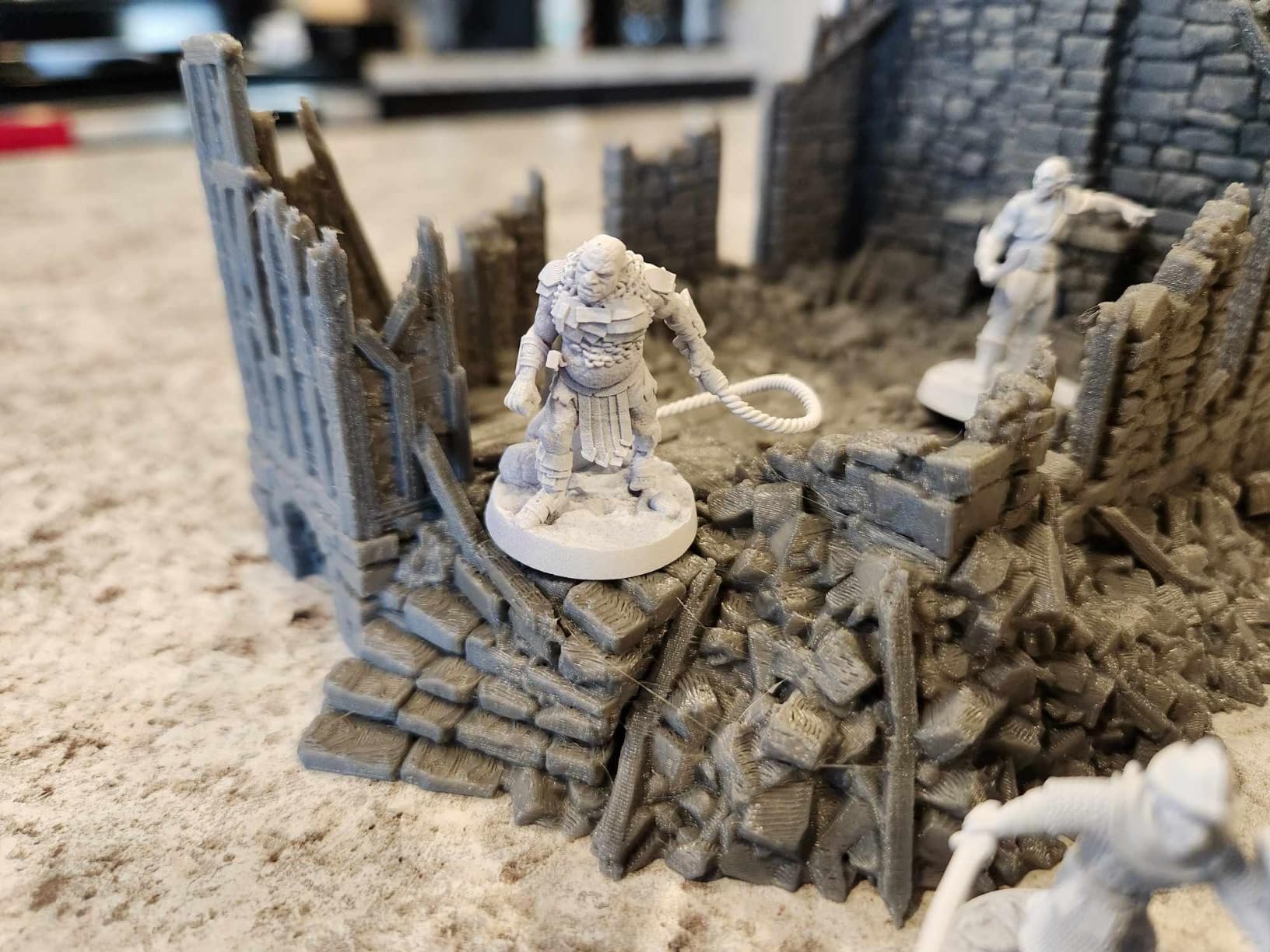 Ruined Barlyway Cottage by Printable Scenery, 3D Printed Tabletop RPG Scenery and Wargame Terrain 28mm Miniatures customer photo 1