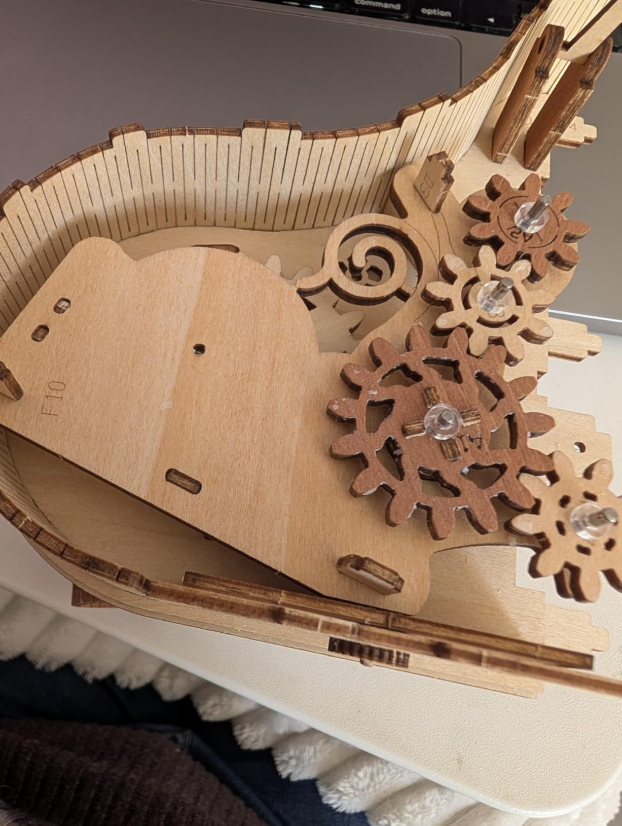 ROKR 3D Wooden Puzzles for Adults 223pcs Piano Model Kit 1:20 Scale Building Puzzles Wooden Music Box Unique Gift for Men Women Hobbies for Birthday Christmas customer photo 1