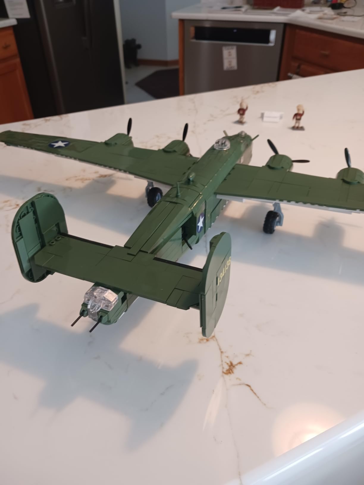 COBI Historical Collection WWII Consolidated B-24D LIBERATOR Plane Army Green, Large customer photo 2