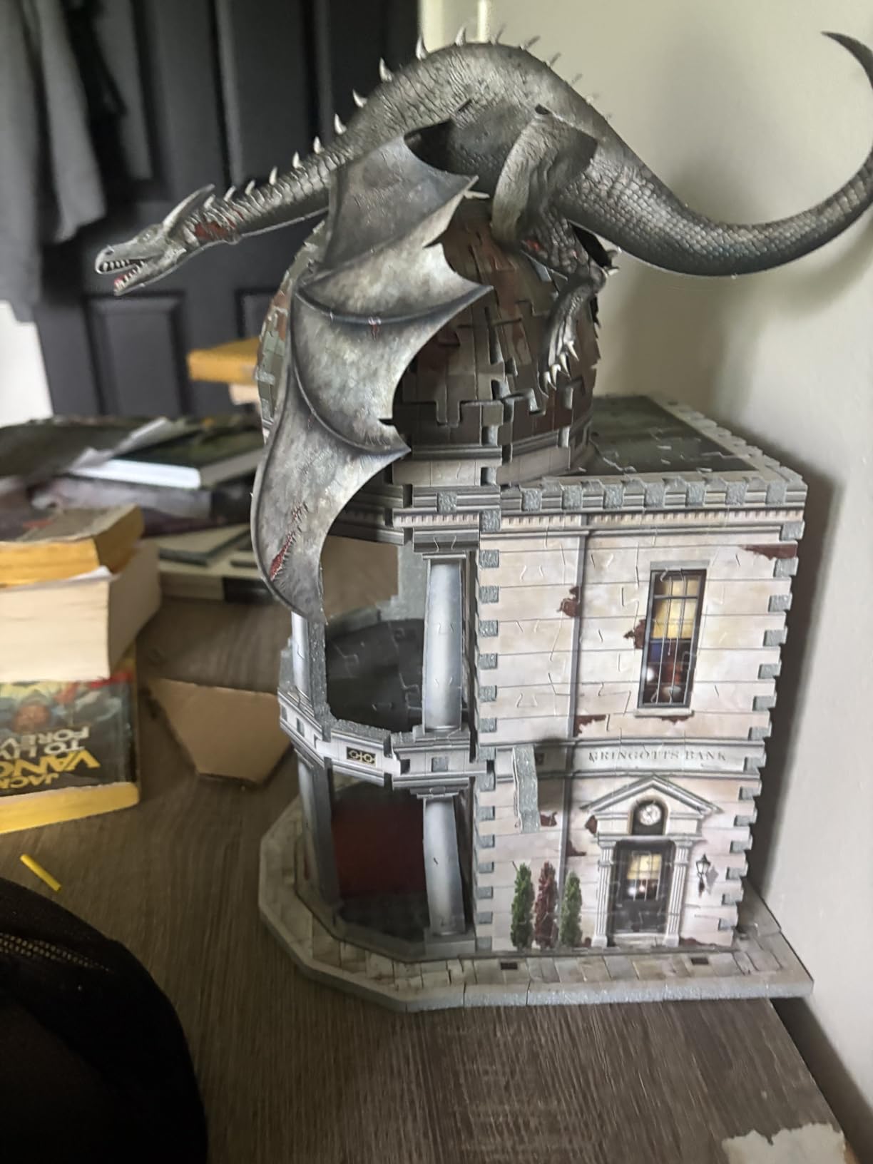 Wrebbit3D Special Limited Edition Harry Potter 3D Puzzle Model of Weasleys' Wizard Wheezes | Includes Mini Flying Ford Anglia | Diagon Alley Collection | 309 Jigsaw Puzzle Pieces customer photo 1