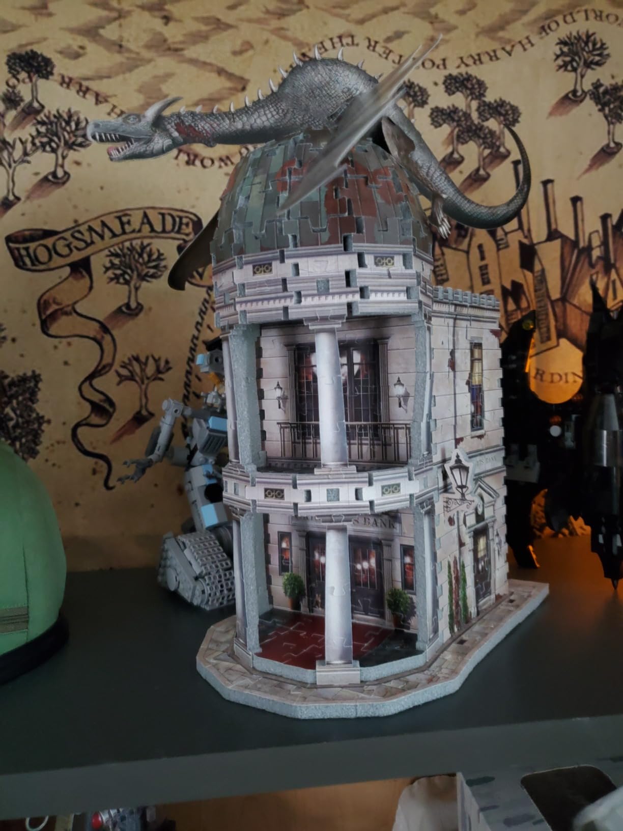 Wrebbit3D Special Limited Edition Harry Potter 3D Puzzle Model of Weasleys' Wizard Wheezes | Includes Mini Flying Ford Anglia | Diagon Alley Collection | 309 Jigsaw Puzzle Pieces customer photo 2
