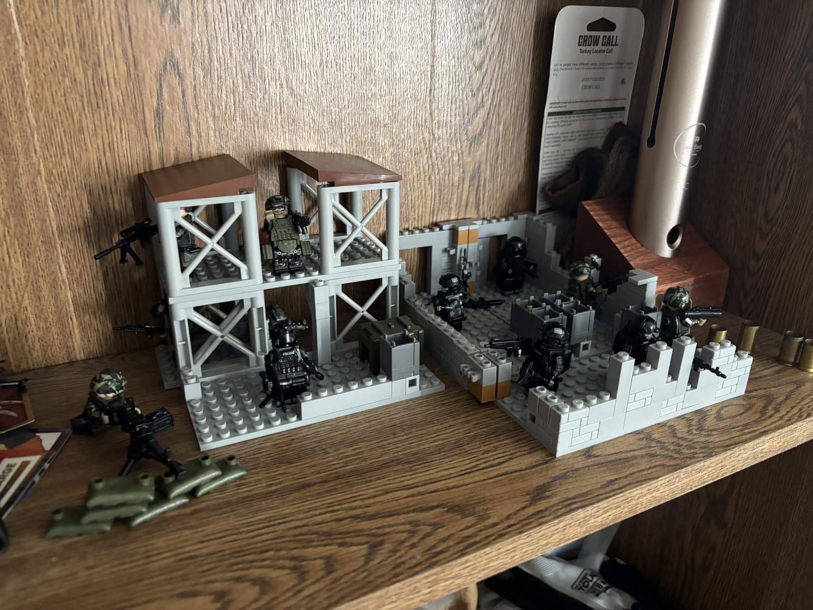Military Base Building Brick Set for Army Minifigure War Accessories, Defence Base Guard Tower Guns Weapons Building Block Toy customer photo 1