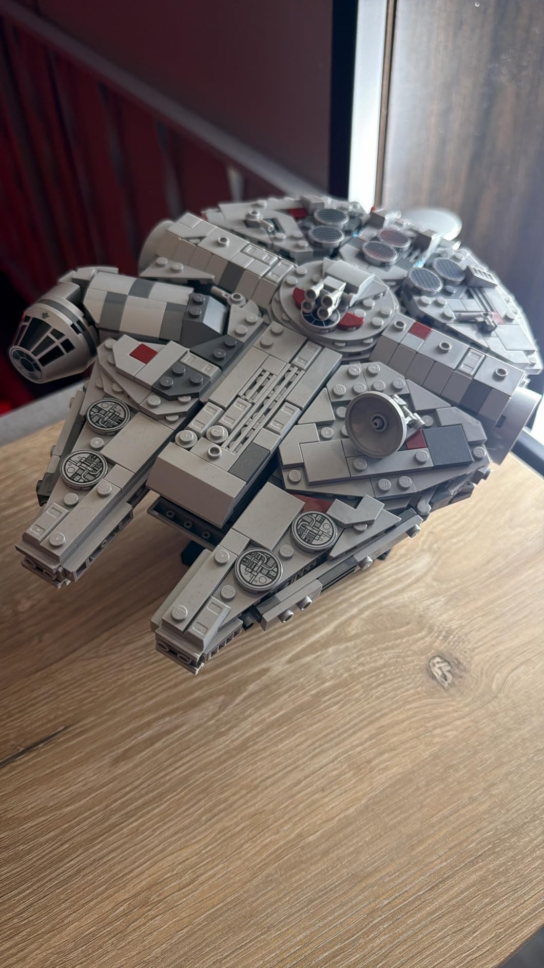 LEGO Star Wars Millennium Falcon 25th Anniversary Collectible - DIY Building Set for Adults, Men & Women, Ages 18+ - A New Hope Model with Display Stand - Star Wars Gift - 75375 customer photo 1