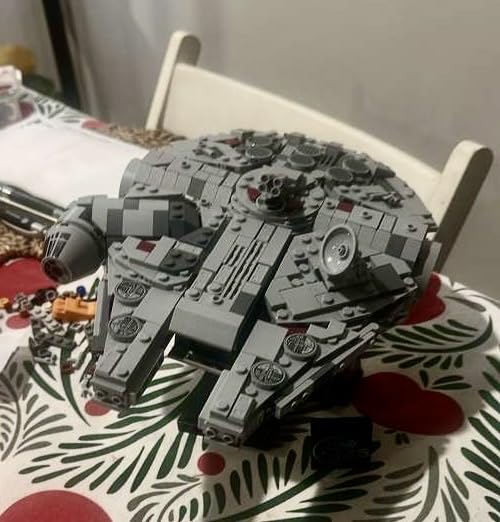 LEGO Star Wars Millennium Falcon 25th Anniversary Collectible - DIY Building Set for Adults, Men & Women, Ages 18+ - A New Hope Model with Display Stand - Star Wars Gift - 75375 customer photo 2