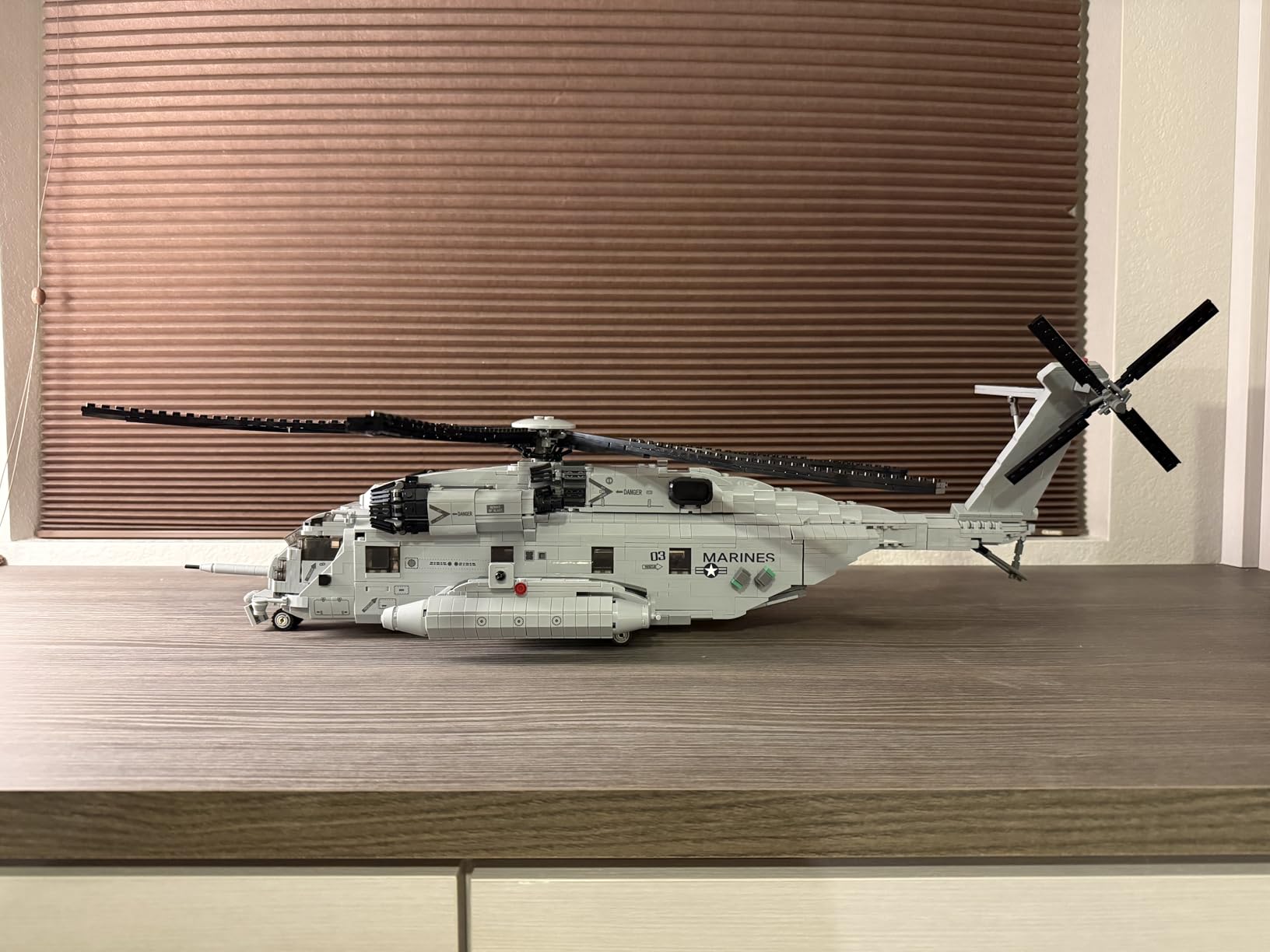 CH-53 Sea Stallion Transport Helicopter Building Blocks Set, MOC Military Aircraft Model Bricks Construction Toy Compatible with Major Brands - 2192 Pieces customer photo 1