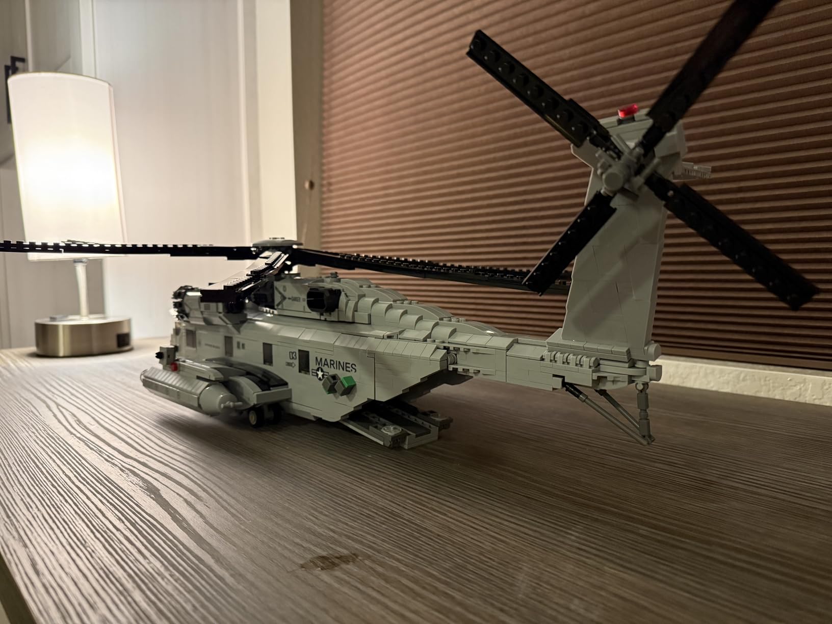 CH-53 Sea Stallion Transport Helicopter Building Blocks Set, MOC Military Aircraft Model Bricks Construction Toy Compatible with Major Brands - 2192 Pieces customer photo 2