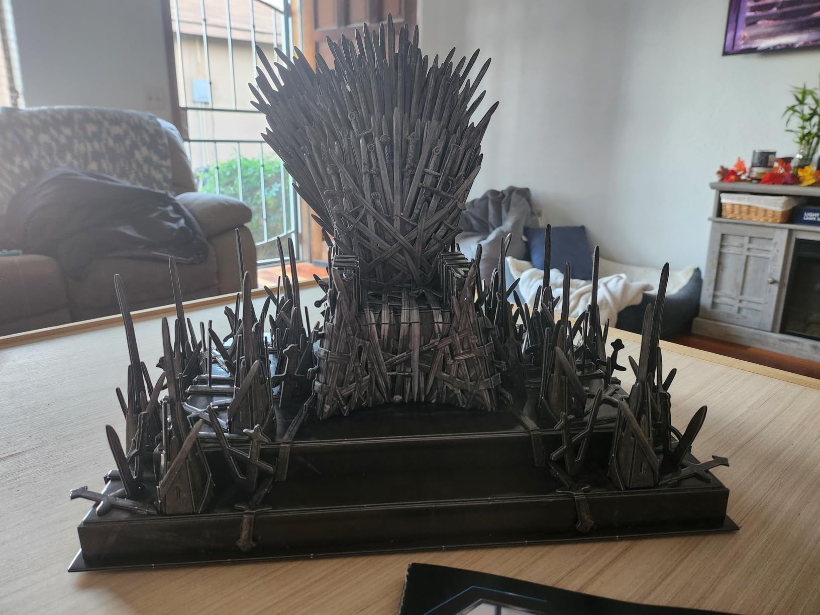 Game of Thrones Iron Throne 3D Model Kit, GOT Collectibles & Desk Decor, 219 Pieces customer photo 2