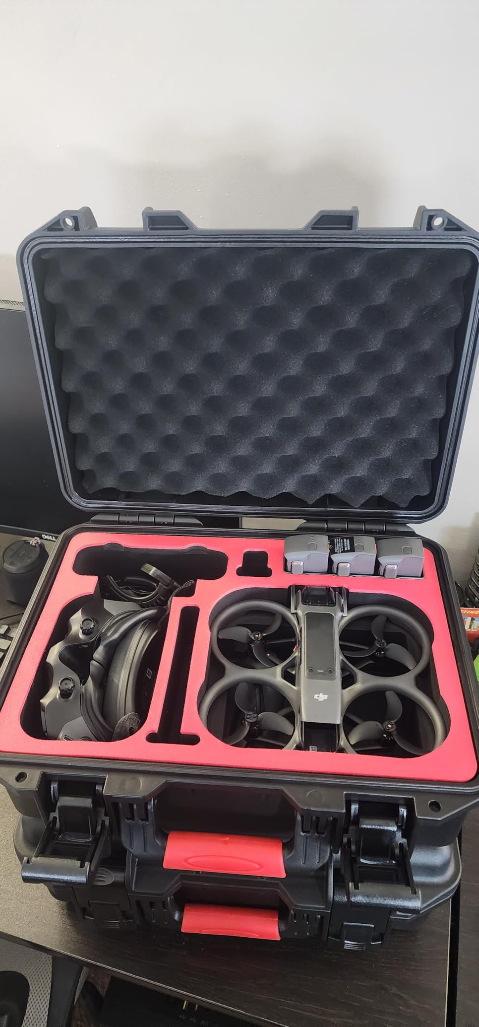 FPVtosky Hard Case for Avata 2 Drone Combo - Fits Goggles 3, RC Motion 3 customer photo 1