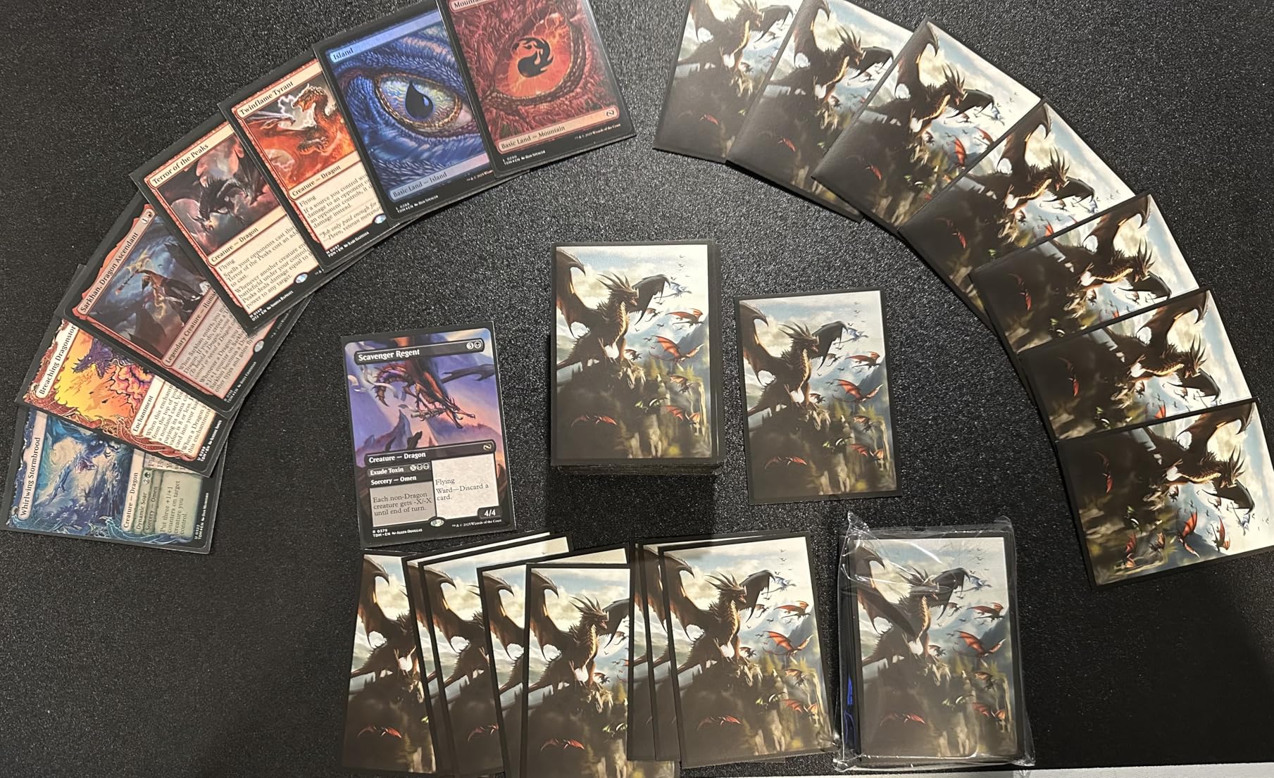 Please Stand by Card Sleeves - 100 Pack for MTG, Magic The Gathering, TCG Decks & More, Standard Size Card Sleeves for Trading Card Protection - Ideal for MTG Commander & Fallout Decks customer photo 1