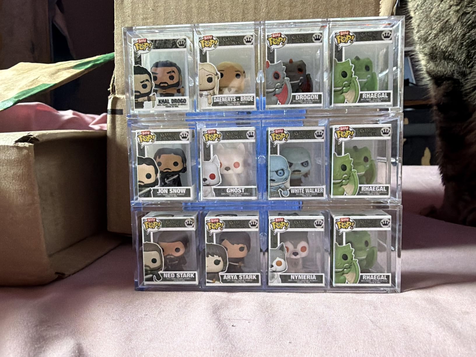 Funko Pop Bitty: Game of Thrones - Daenerys Targaryen, Khal Drogo, Drogon, & Mystery Chase Figure - (Styles May Vary) customer photo 1