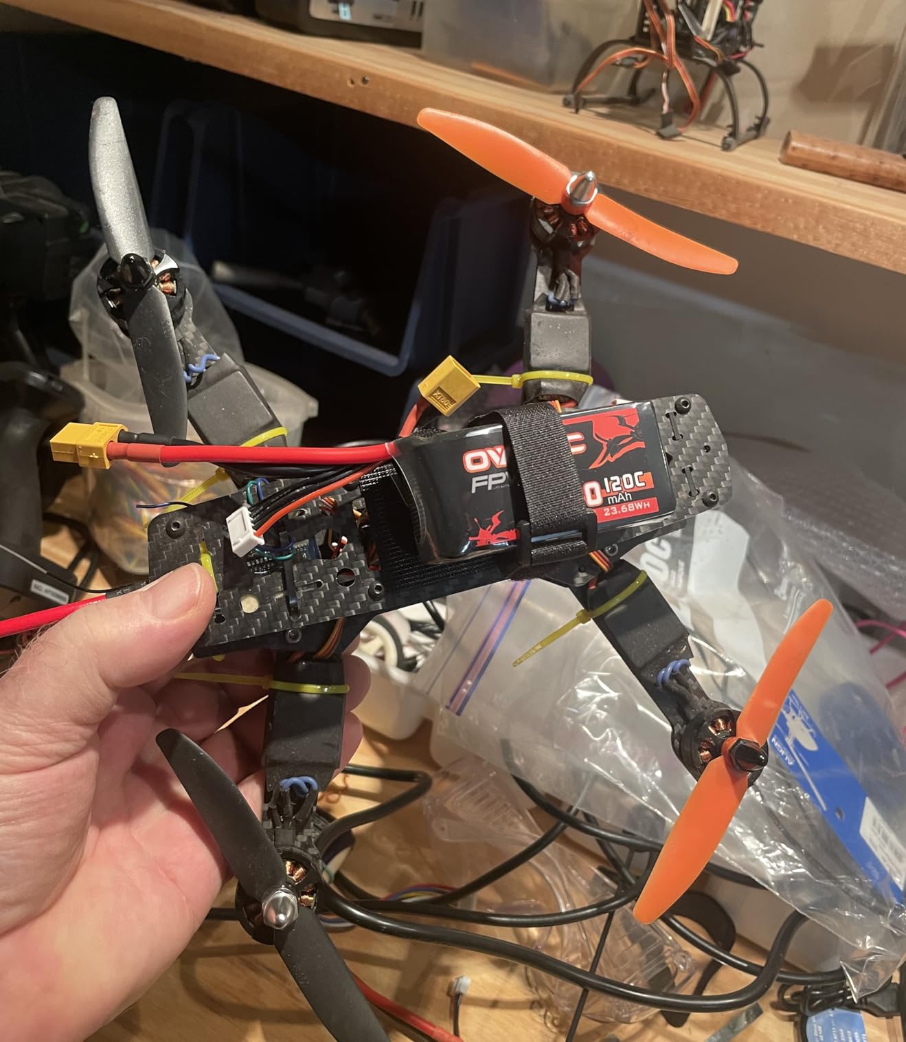 OVONIC 4S 1600mAh Lipo Battery 14.8V 120C Battery with XT60 Plug for RC Car Truck RC Vehicles Boat Drone RC Airplane Quadcopter Helicopter FPV Racing Hobby Models [1 Package Including 2 Batteries] customer photo 2
