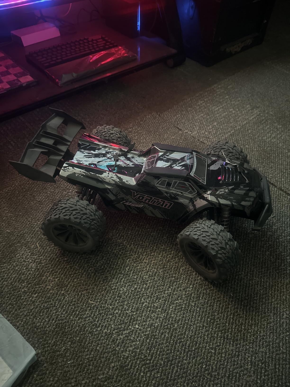 Hosim Mini 1:8 Brushless RC Cars for Adults, VEXARO MAX 50MPH High Speed Rc Trucks Fast, 4X4 Remote Control Car All Terrain RC Truggy Waterproof Off Road Hobby Large Monster Truck with 3S Battery customer photo 1